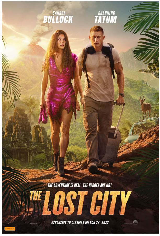 Sandra Bullock and Channing Tatum star in The Lost City. 