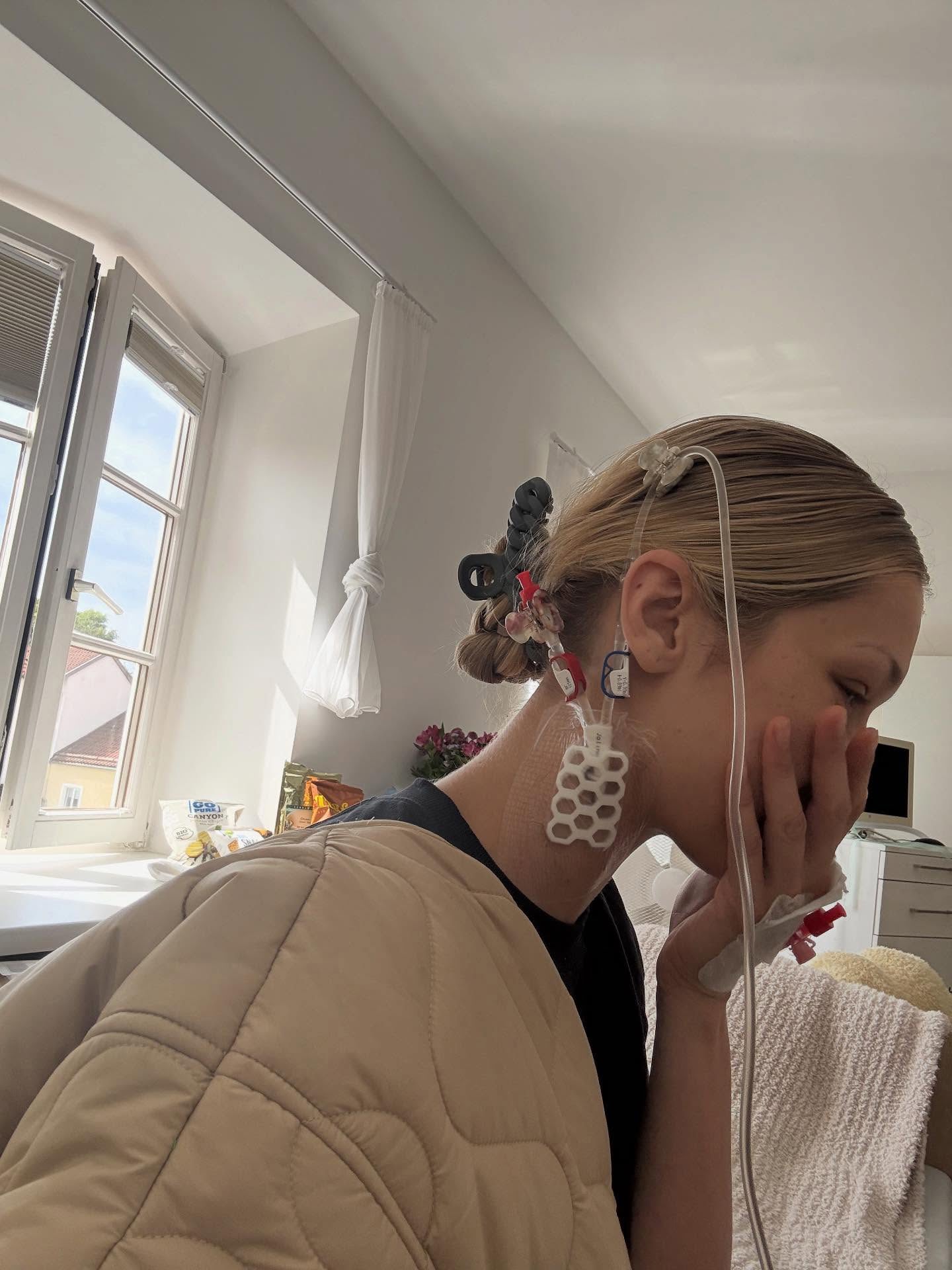 Bella Hadid shares photos of her during undisclosed medical treatment