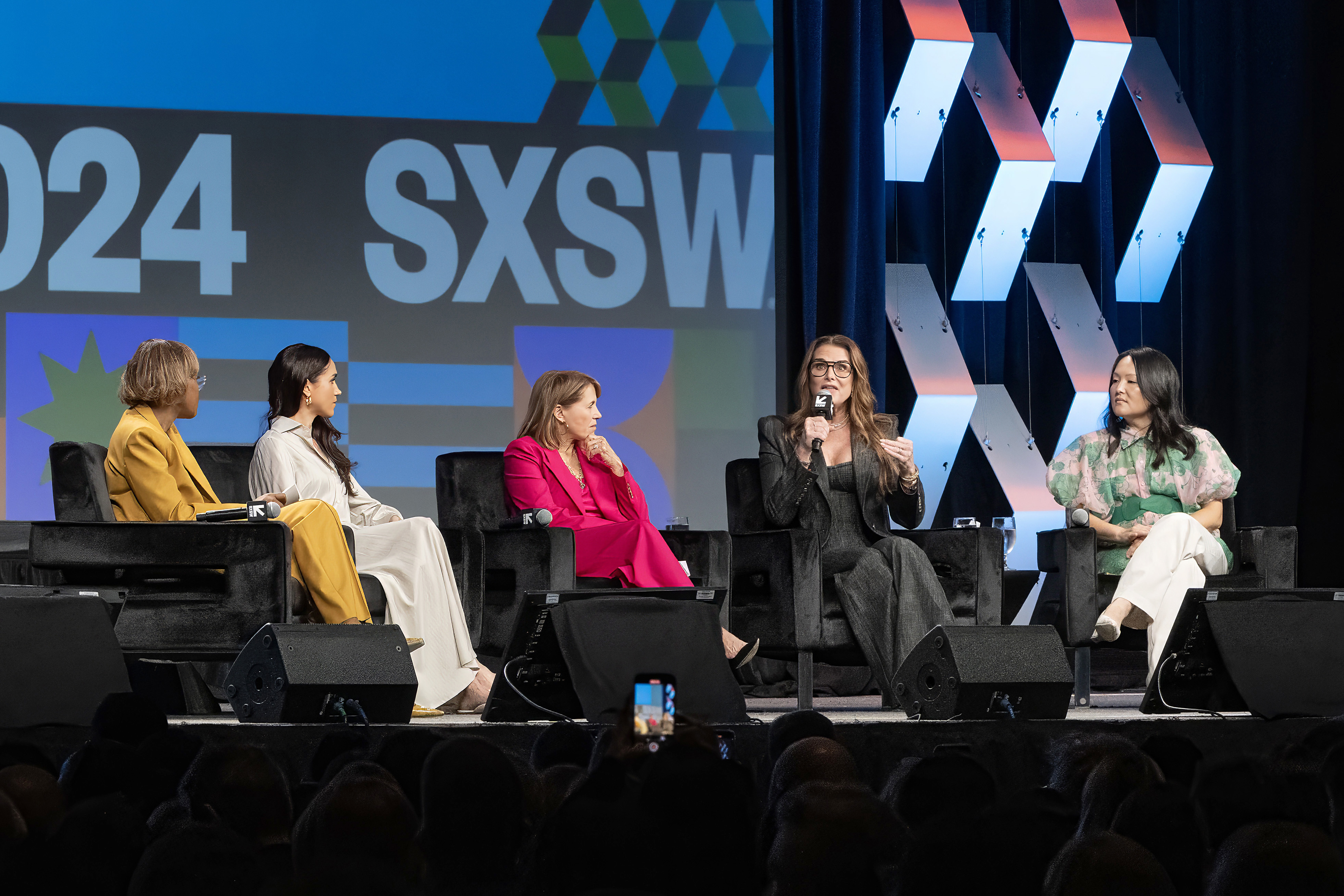 Errin Haines, Meghan, Duchess of Sussex, Katie Couric, Brooke Shields and Nancy Wang Yuen