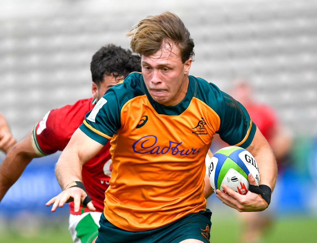 Darby Lancaster of Australia during the World Rugby U20 Championship in 2023.