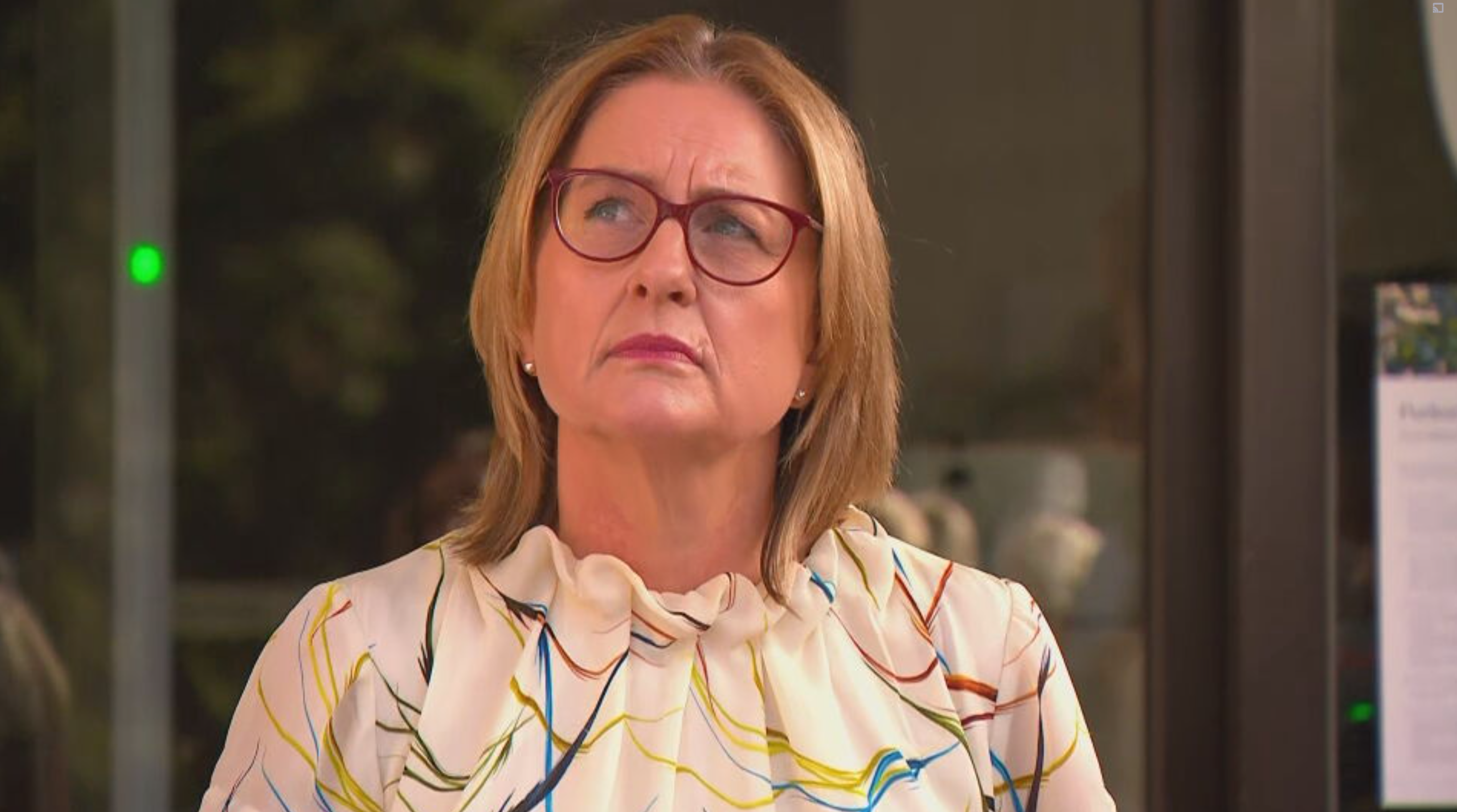 Victorian premier Jacinta Allan cracks it at press conference on February 19 2026.