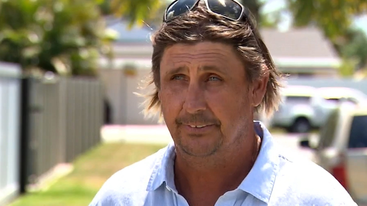 One underwear-clad man trying to protect his property this morning was turned upon by a group of five kids with the violent exchange all caught on camera.The Mermaid Waters neighbourhood on the Gold Coast was probably just as startled by the 4.30am fracas as five young home invaders were by a nearly naked Steve Middleton.