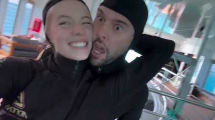 Sydney Sweeney and Scooter Braun in Hamilton Island Queensland 