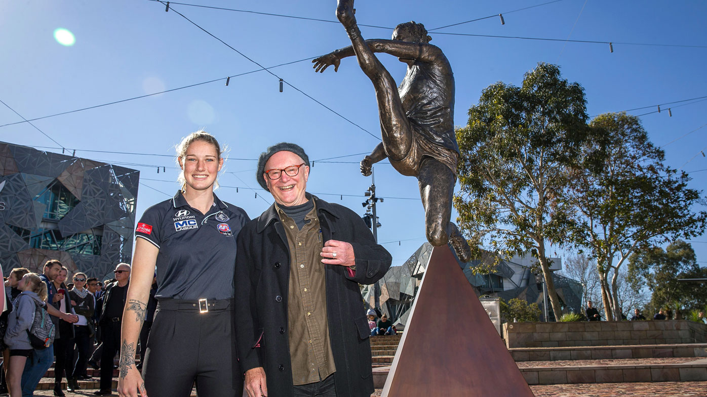 Aflw Star Tayla Harris Statue Criticism From Afl Legend Malcolm Blight