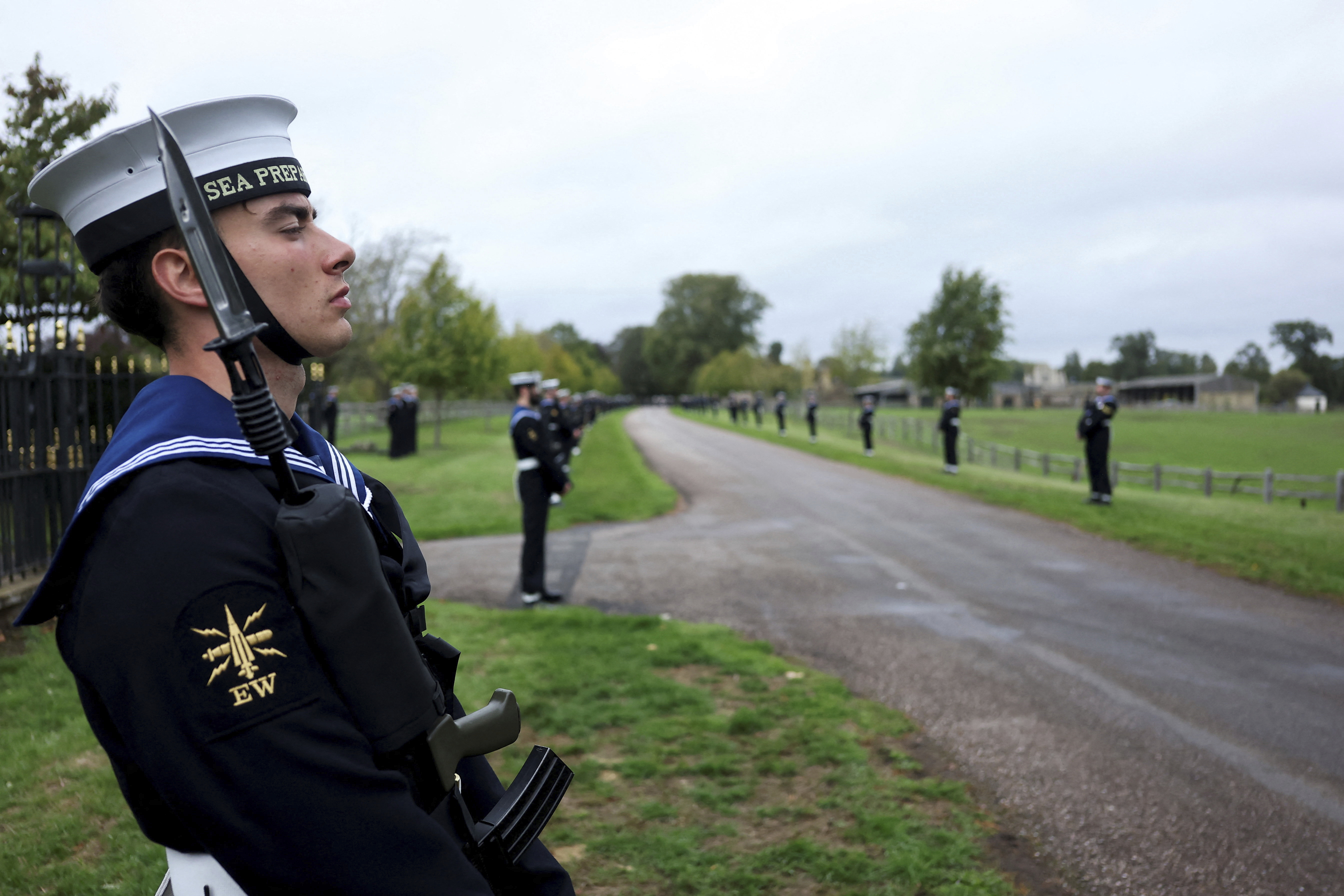 Members of the Royal Navy Ceremonial Guard