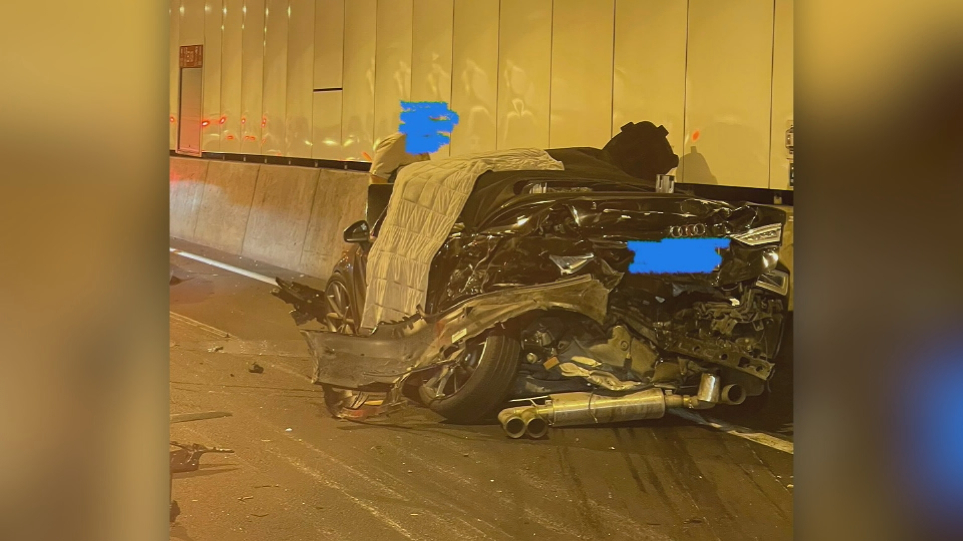 Two people have died and two others have been hospitalised after a three-vehicle crash in a major ﻿Brisbane tunnel.