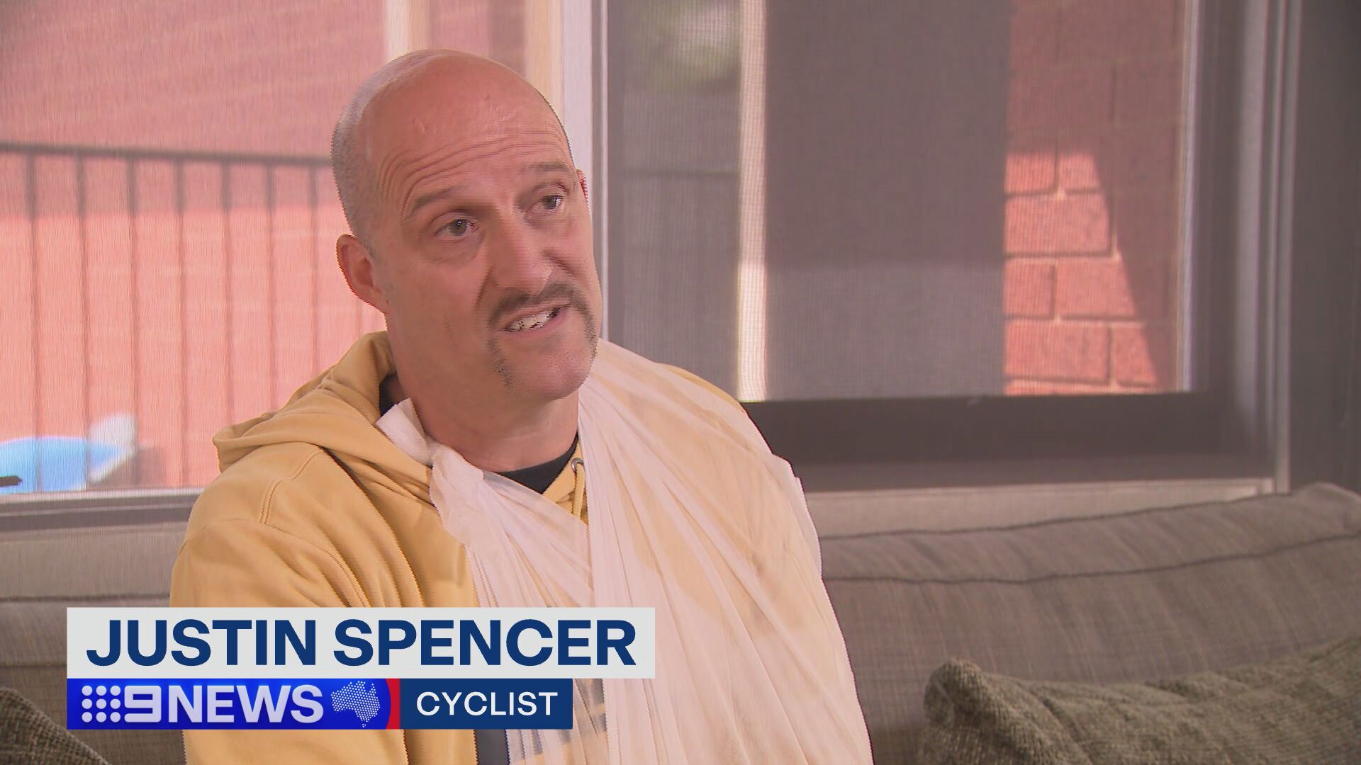 Cyclist 'in total shock' after being allegedly rammed by car on highway