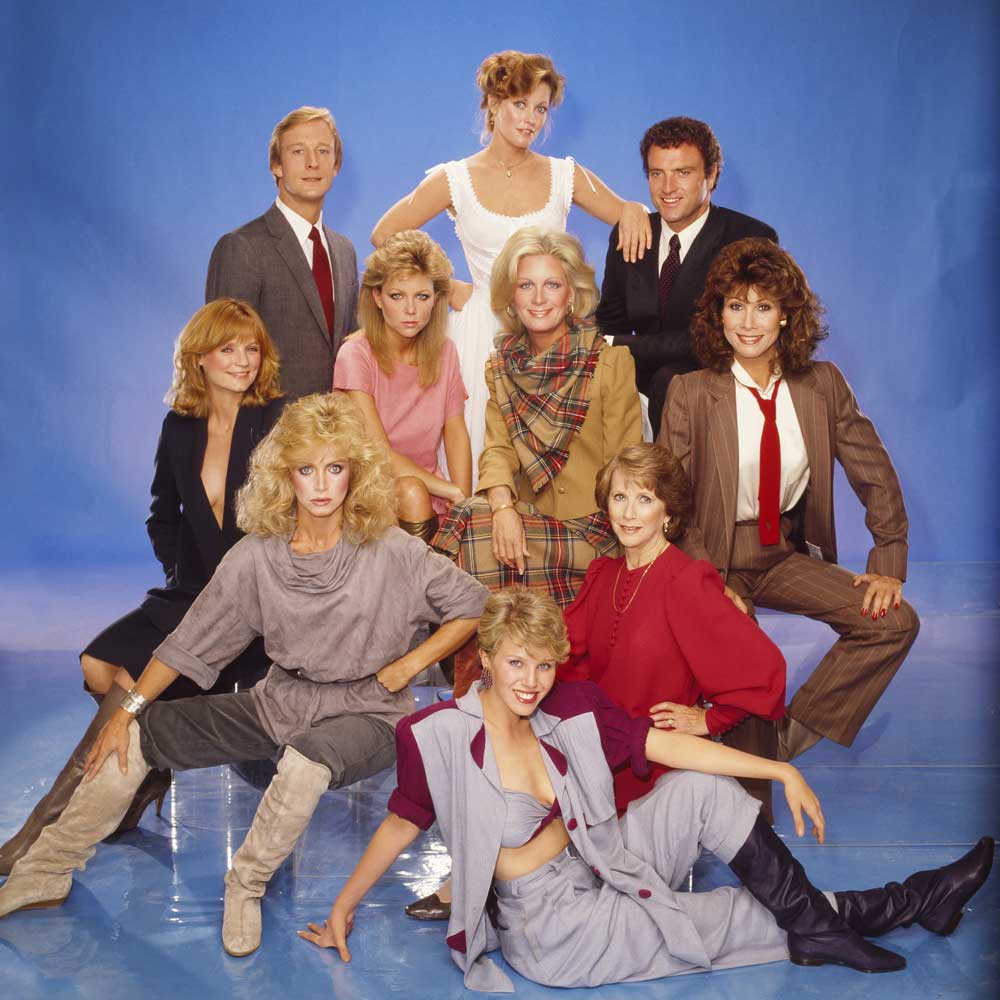 Knots Landing cast portrait.