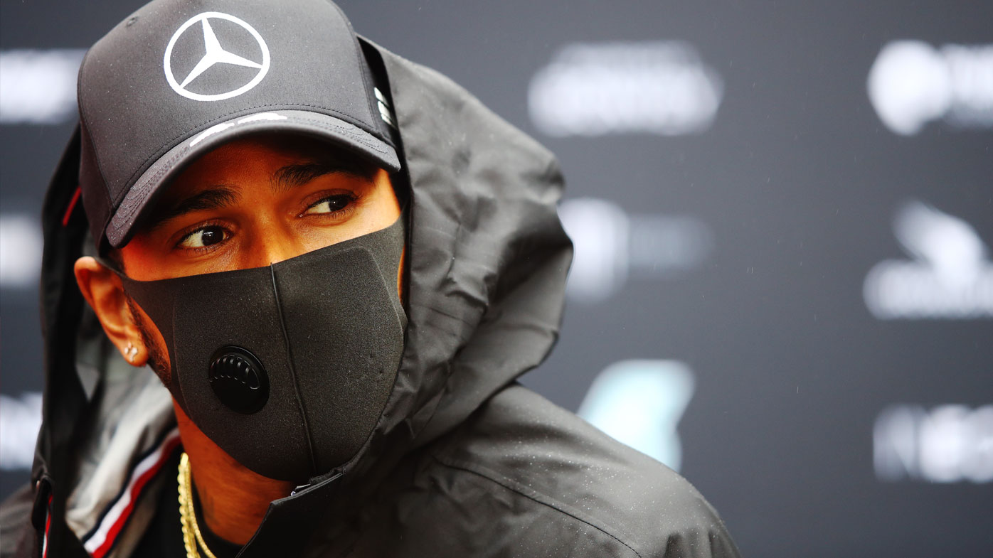 Lewis Hamilton of Mercedes is eyeing Michal Schumacher's F1 record in Germany. (Getty)
