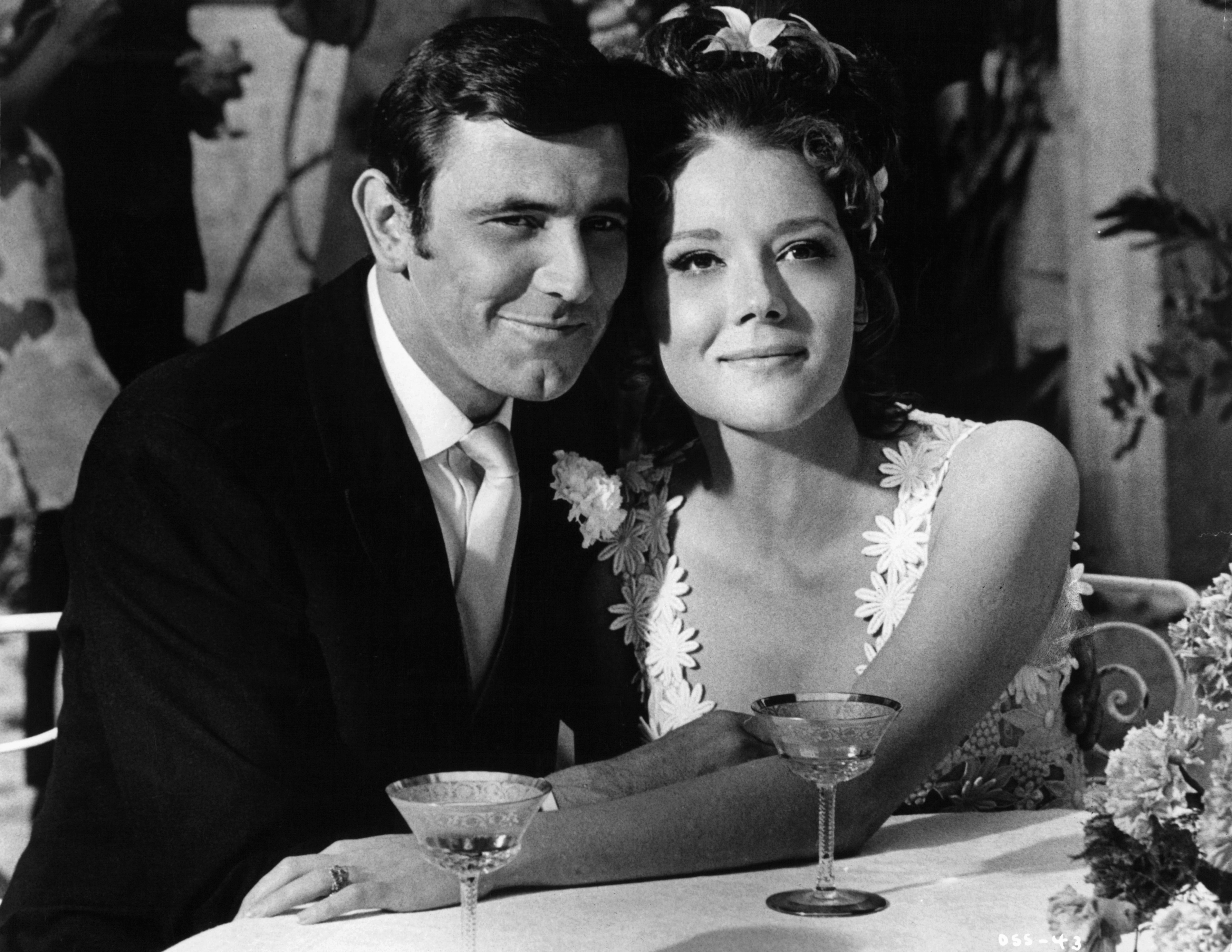 George Lazenby and Diana Rigg