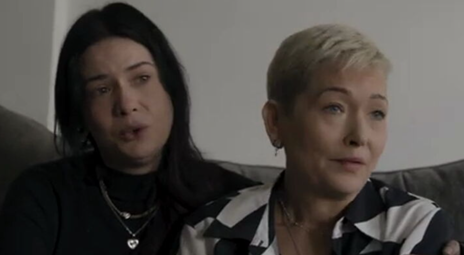 The family of allegedly murdered security guard Aidan Becker: Mum and sister