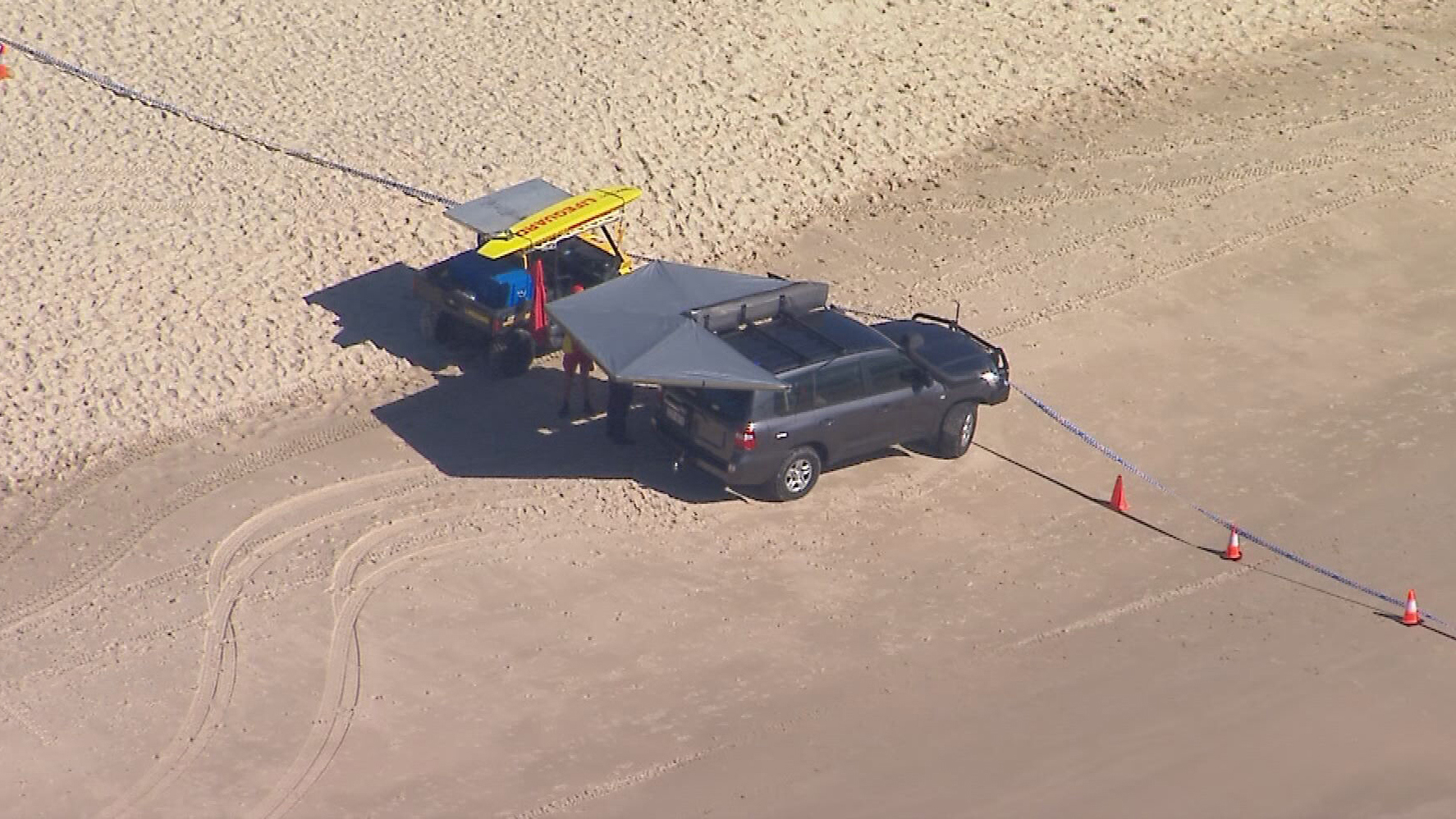 Sunshine Coast Detective Inspector Chris Toohey said the man was found with severe facial injuries and lying face up on a boardwalk path. 