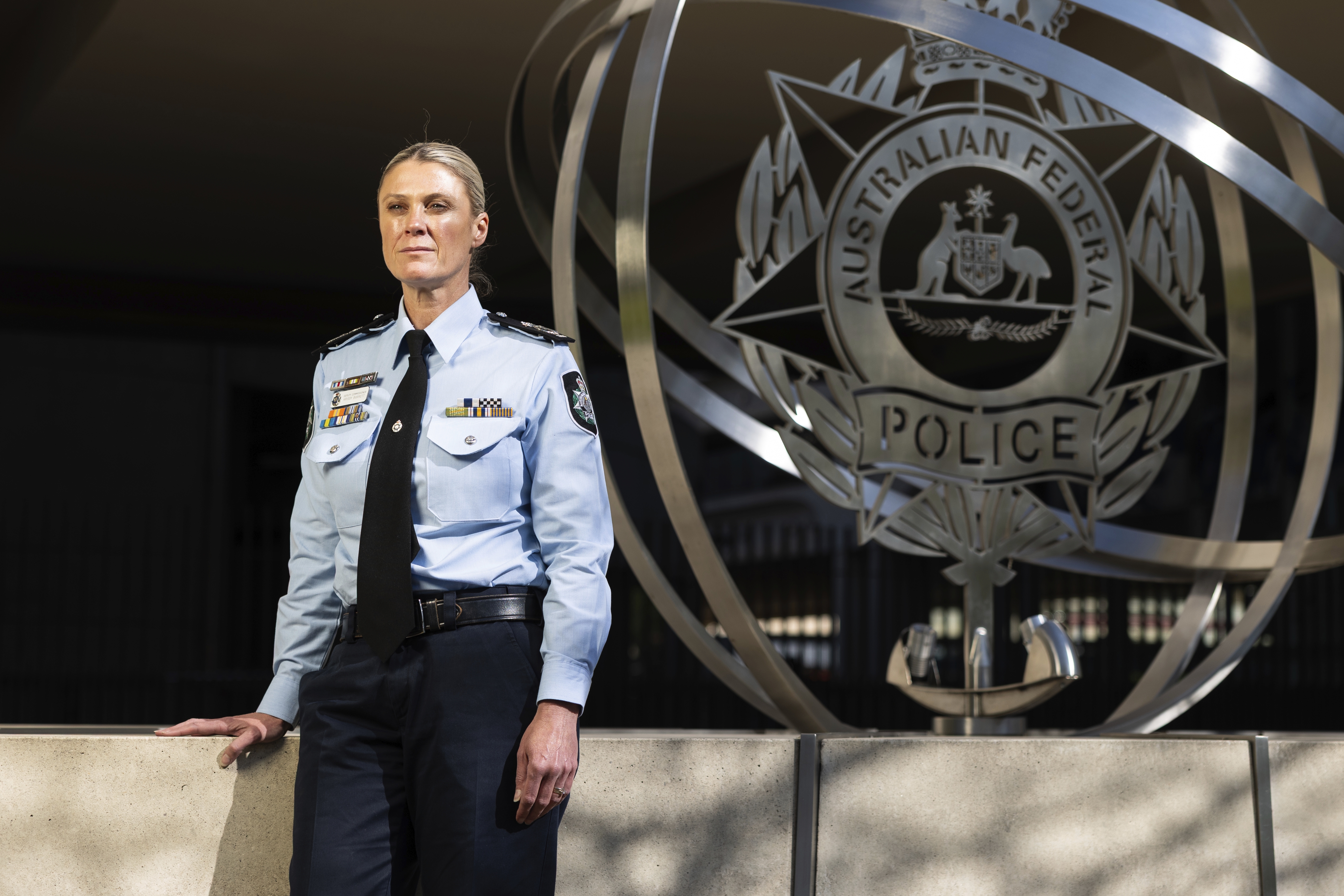 Australian Federal Police Commissioner Krissy Barrett.