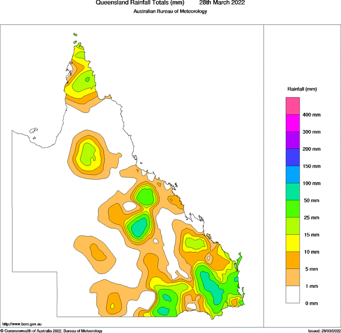 Heavy rain that fell over south east Queensland overnight is moving south into northern NSW. 