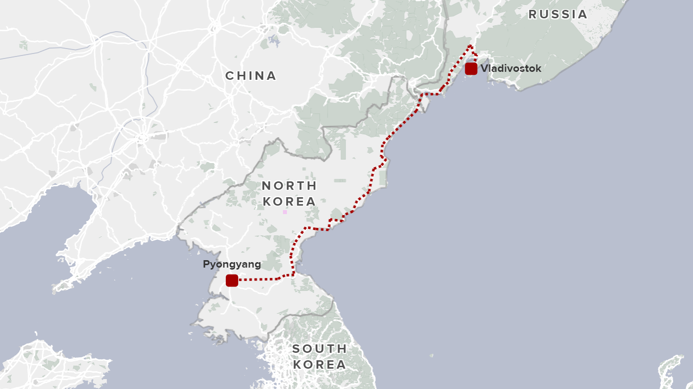 Kim Jong un visits Russia North Korean leader s armoured train