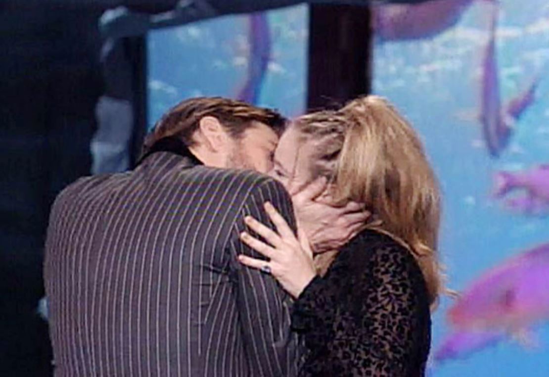 Jim Carrey and Alicia Silverstone at the 1997 MTV Movie Awards