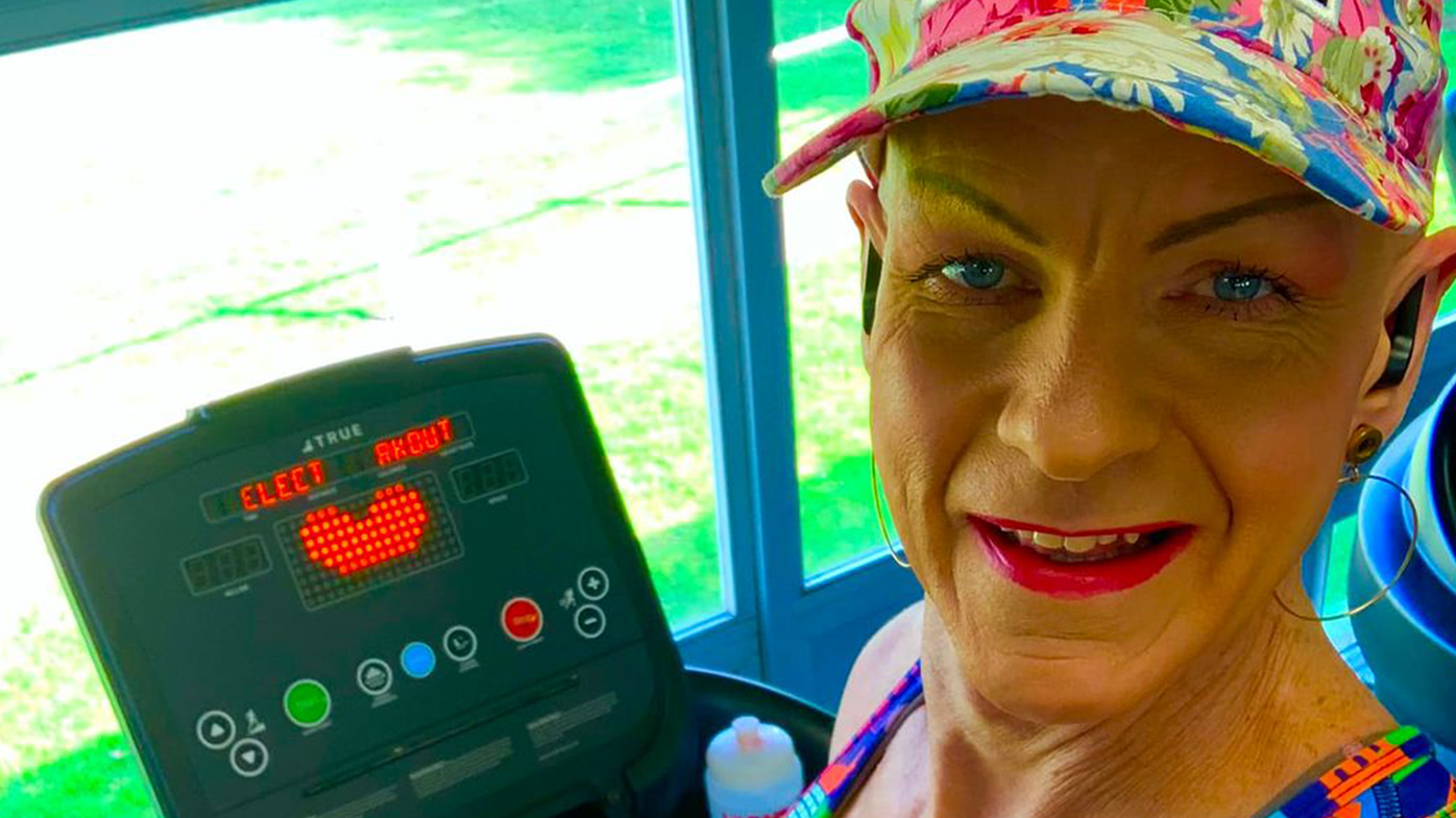 Glenique Frank training ahead of the London Marathon.