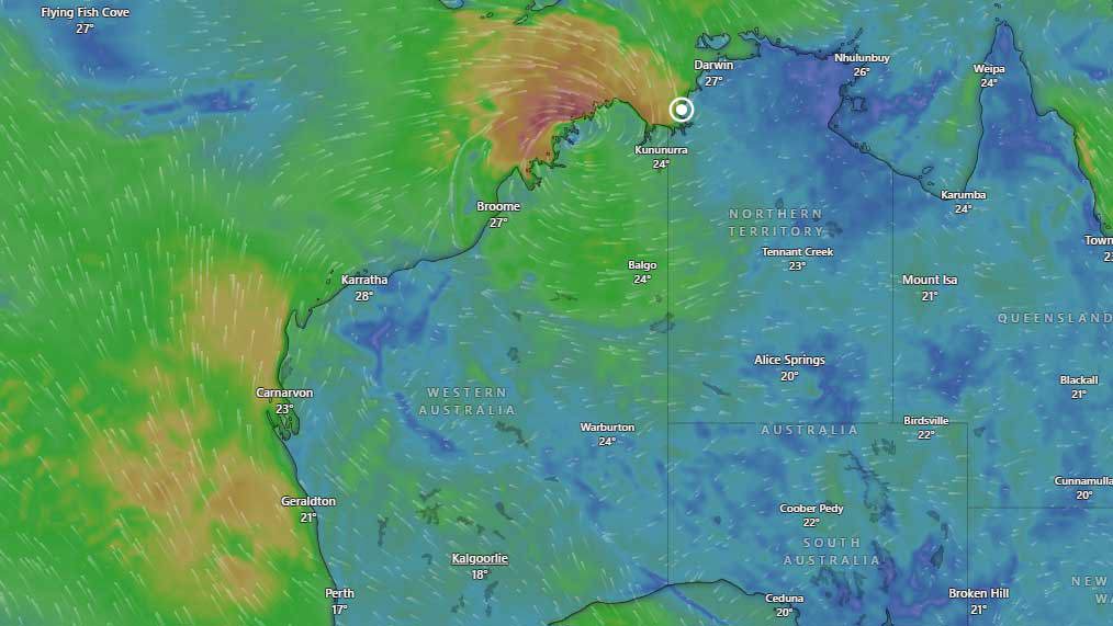 Narelle is predicted to move out to sea and make its way down the west coast of Australia.
