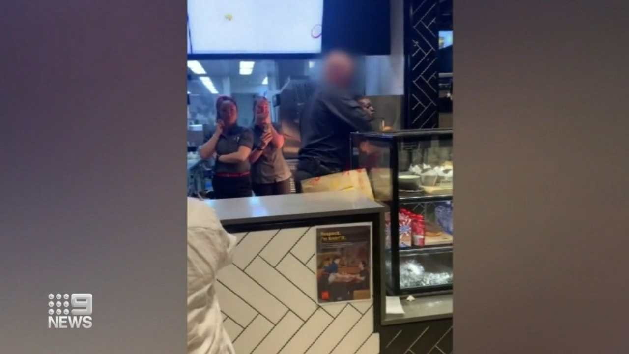 Staff were allegedly abused and assaulted in the third such incident involving fast food workers in just two months and the second this week.