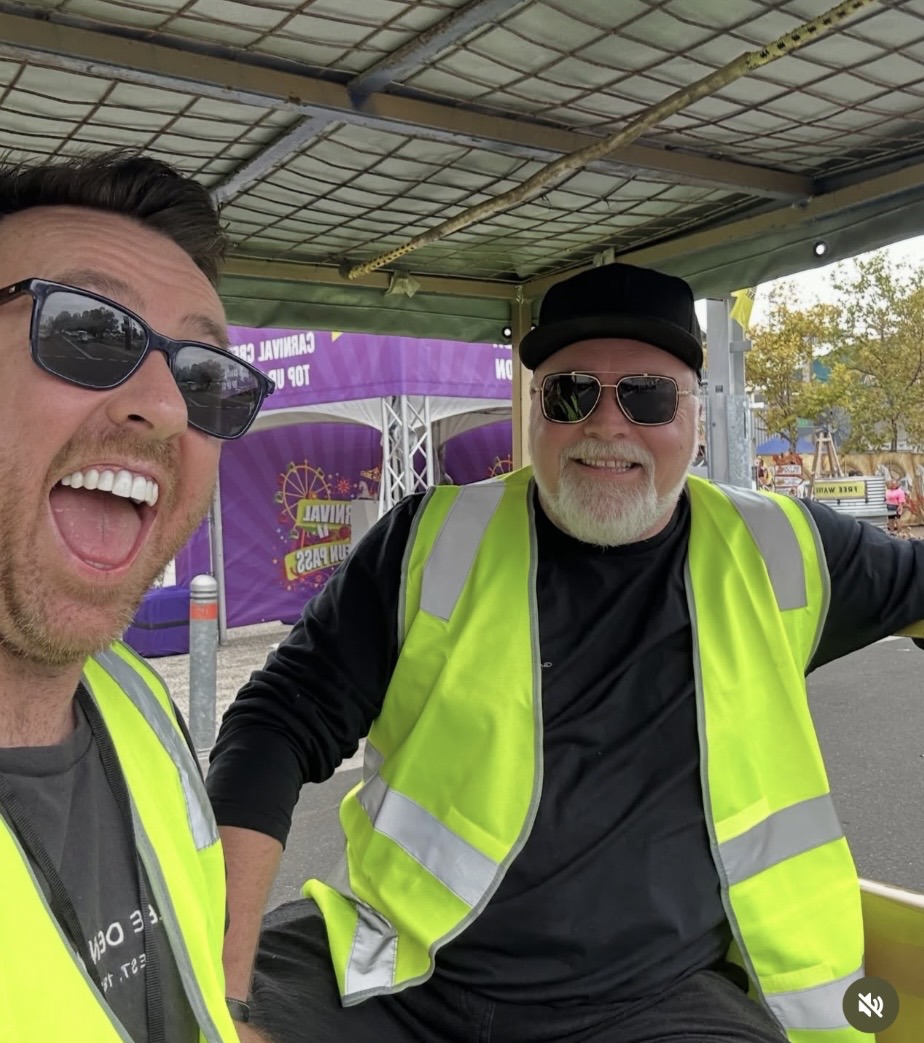 Intern Pete with Kyle and Jackie O.