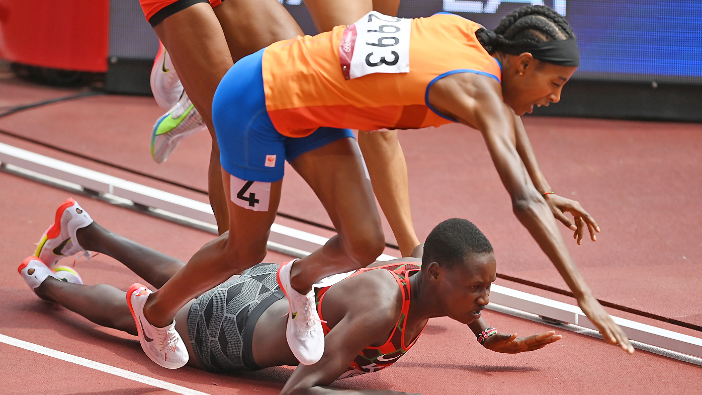 Ethiopian-born Dutch runner Sifan Hassan wins her third Olympic