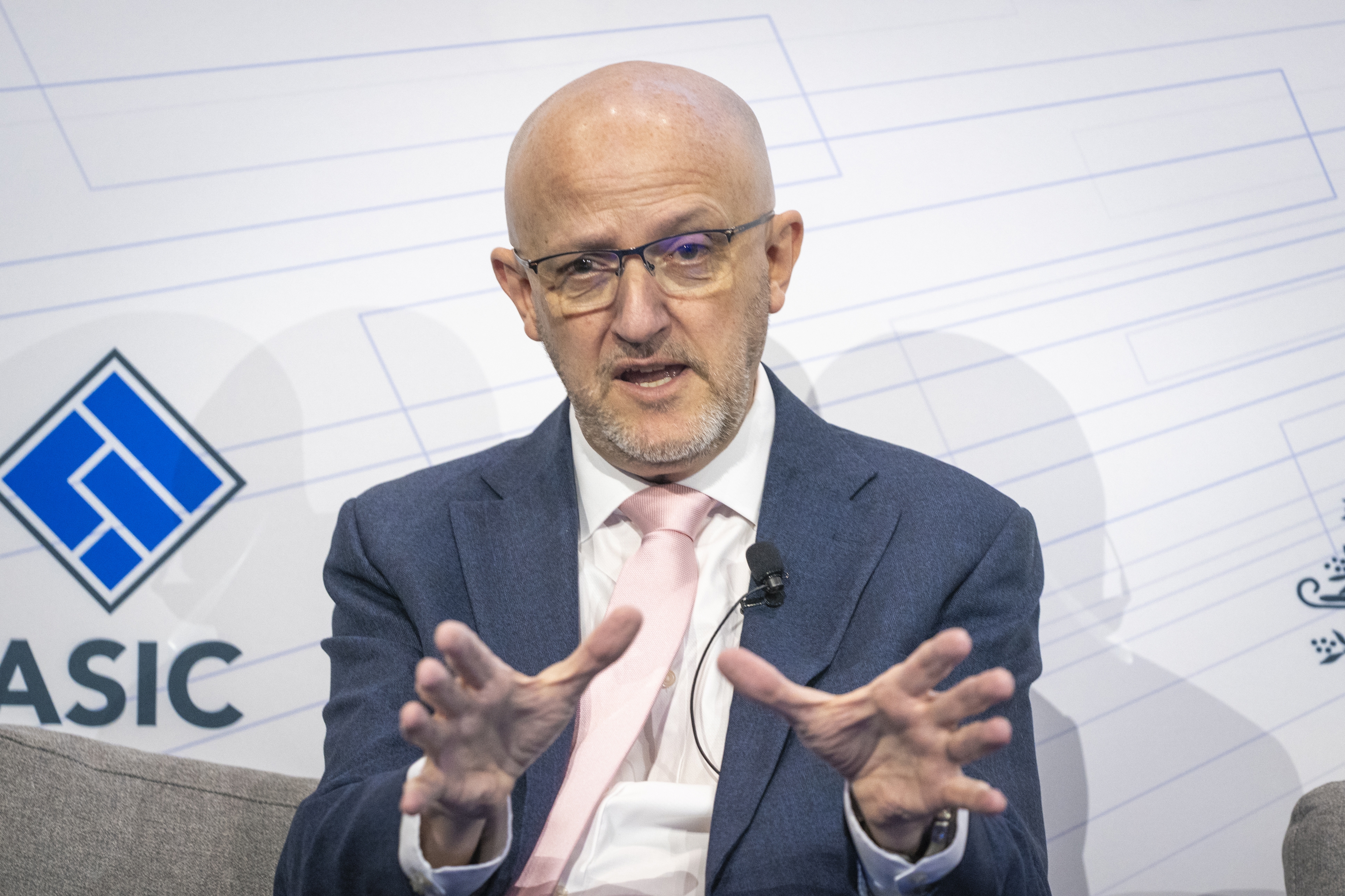 AFR MELB ASIC SMMIT  KEYNOTE Mike Burgess AM, Director-General of Security, ASIO Wednesday 12th November 2025 Melbourne Photo by Eamon Gallagher