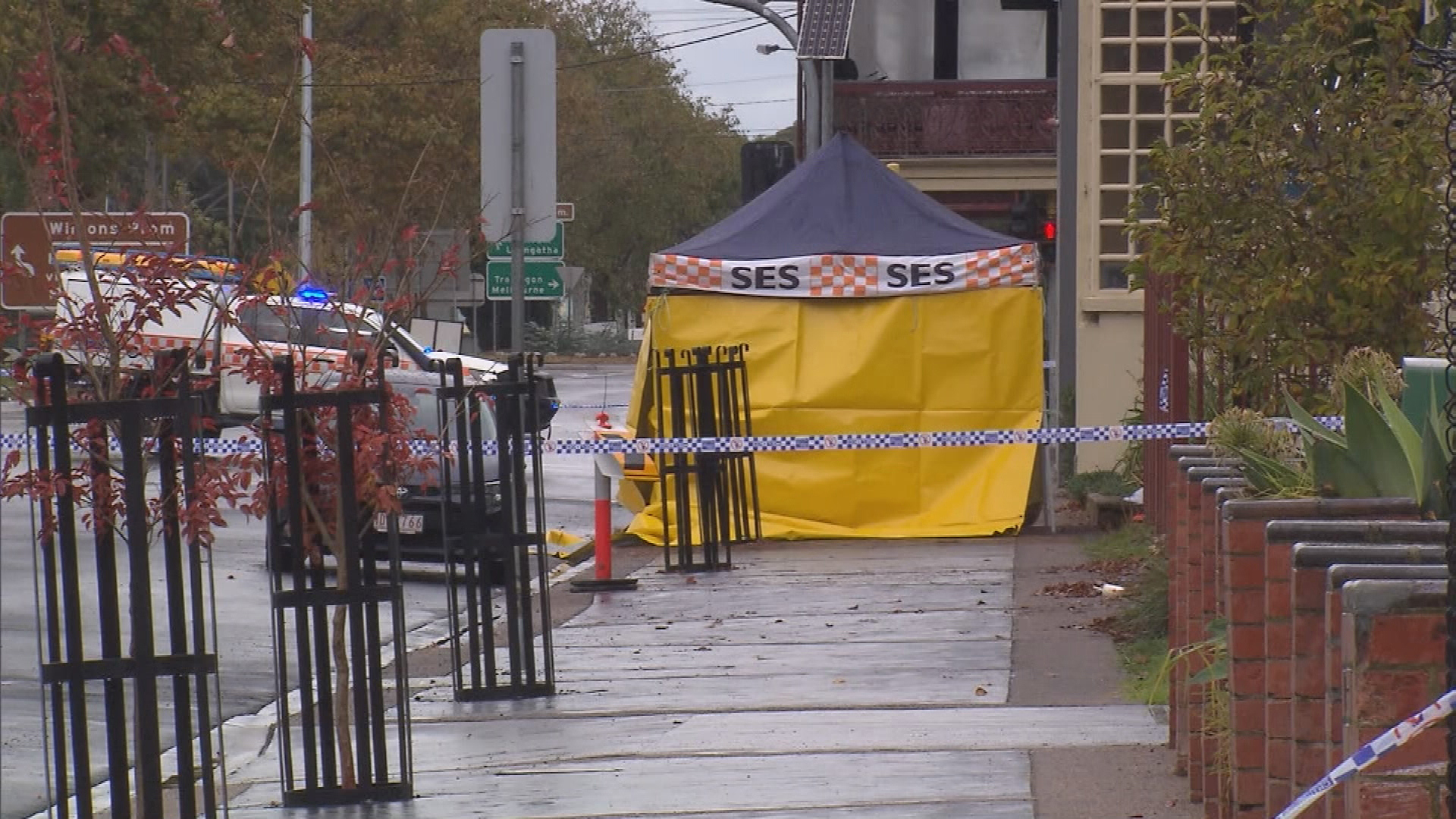 A man who was stabbed to death on a suburban road in Victoria's east was walking home after celebrating his wife's birthday.Clint Allen, 38﻿, was murdered as he walked home in Sale, Gippsland, two and a half hours east of Melbourne.