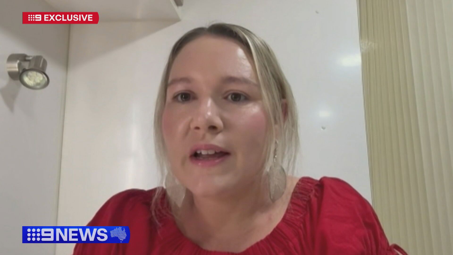 Mother-of-four and the local hospital's director of nursing Jenna Nunn is among those who are stranded with no daycare options.