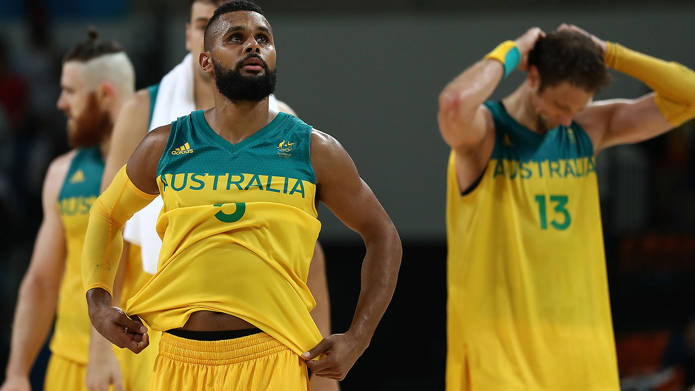 Australian olympic basketball clearance jersey