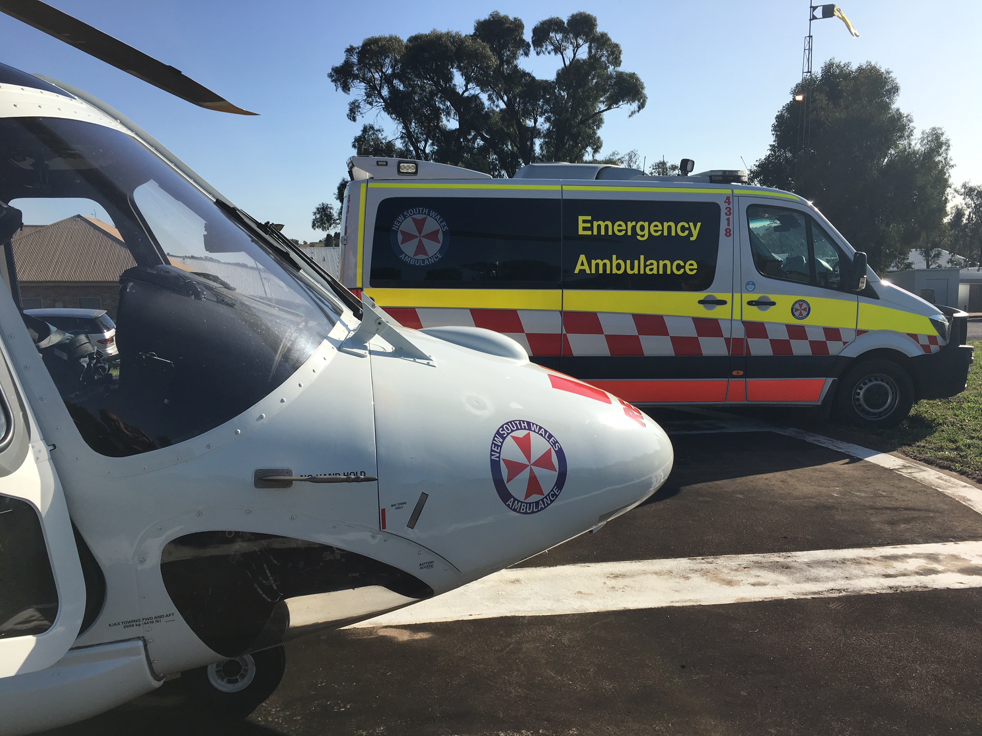 A﻿ teenage girl has suffered several rib fractures after she was trampled by a cow in the New South Wales hunter region.