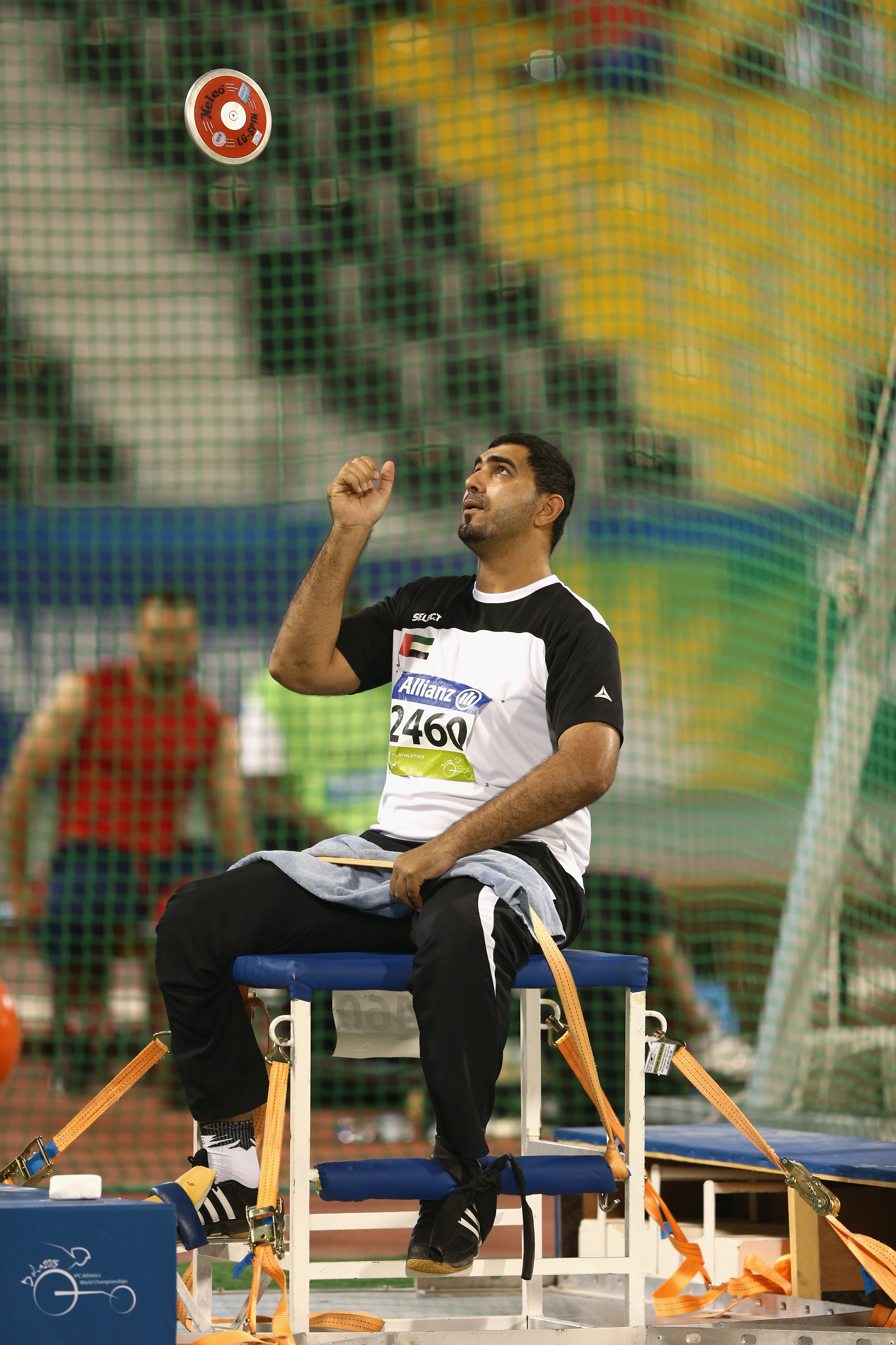 Abdullah Hayayei during the IPC Athletics World Championships in 2015.