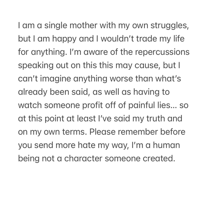 Natalie Tippett statement