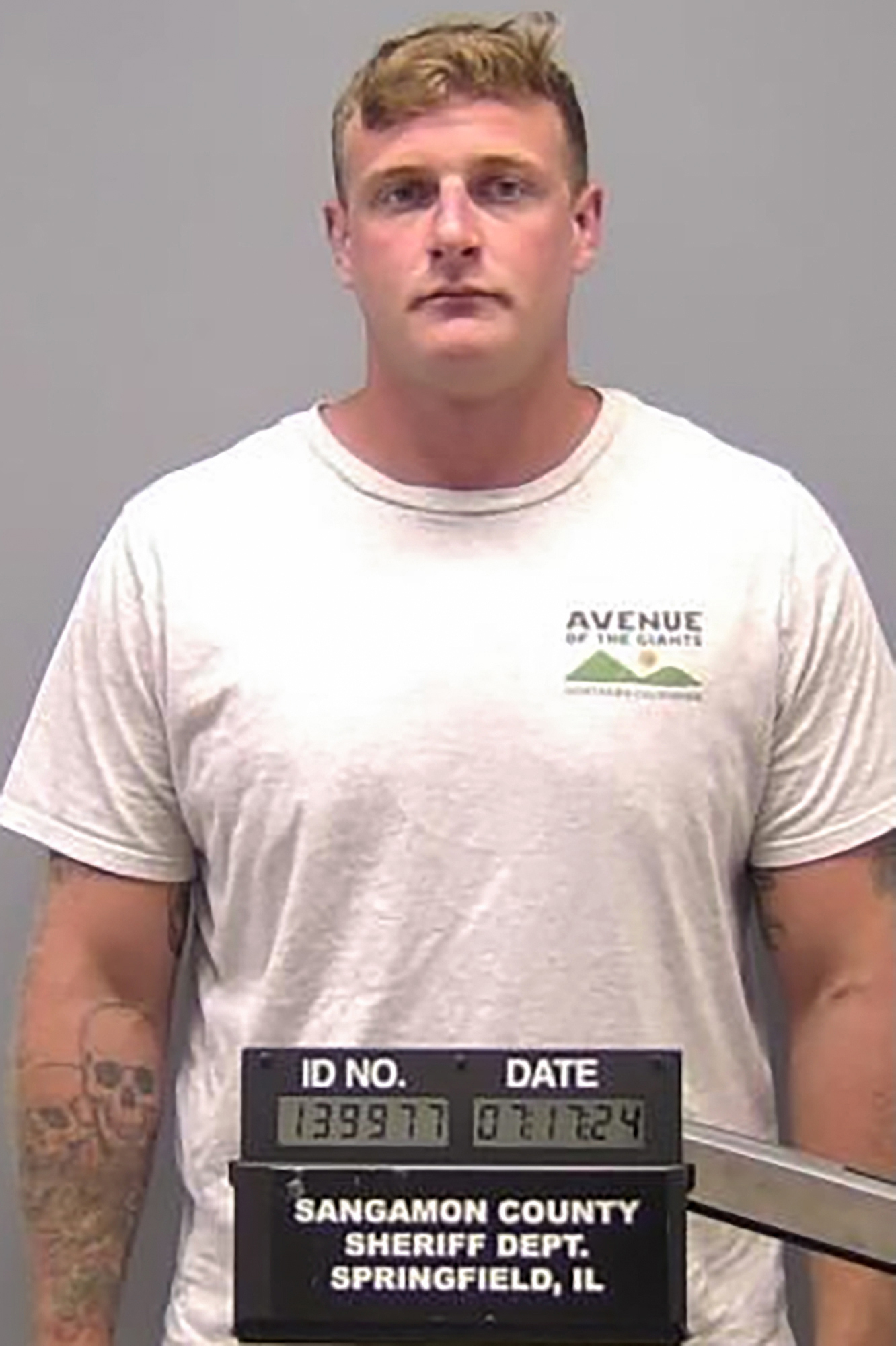 <strong>Sean Grayson está actualmente detenido en la cárcel del condado de Sangamon. Foto: Sangamon Country - Sheriff Department </strong>   
