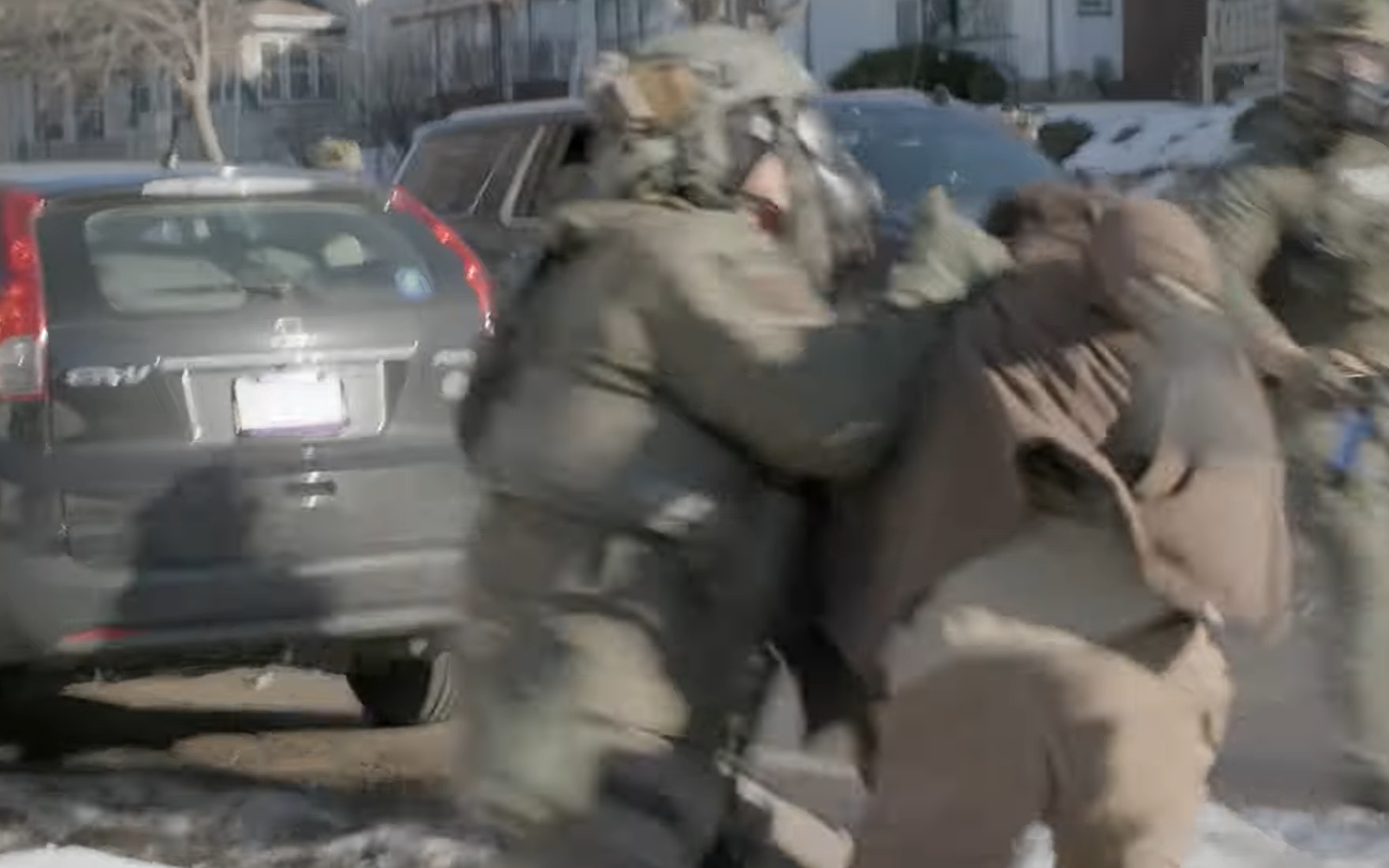 Alex Pretti filmed interacting with federal agents days before shooting
