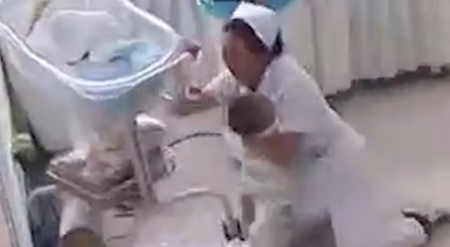 Nurses at a maternity center in China's Yunnan Province rushed to protect newborn babies as tremors from Myanmar's deadly earthquake shook the region on Friday.