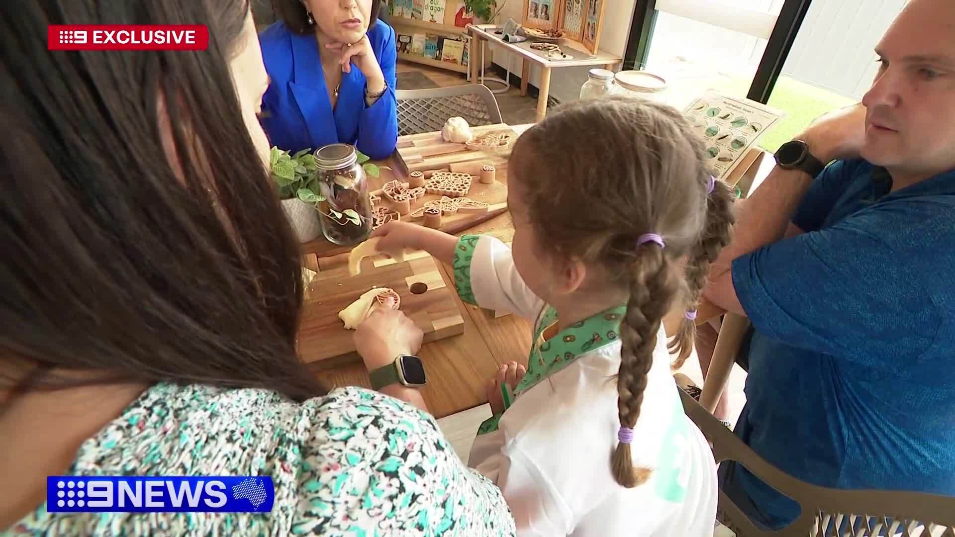 9News reveals exclusive details of the government's $40 million plan to open up more spaces in childcare centres.