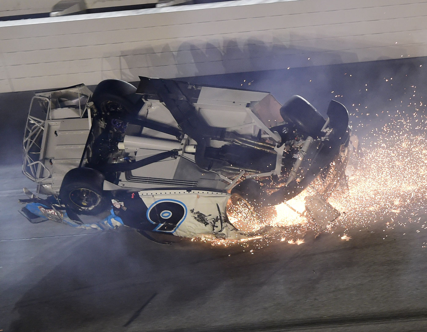 Daytona 500 crash video NASCAR driver Ryan Newman hospitalised