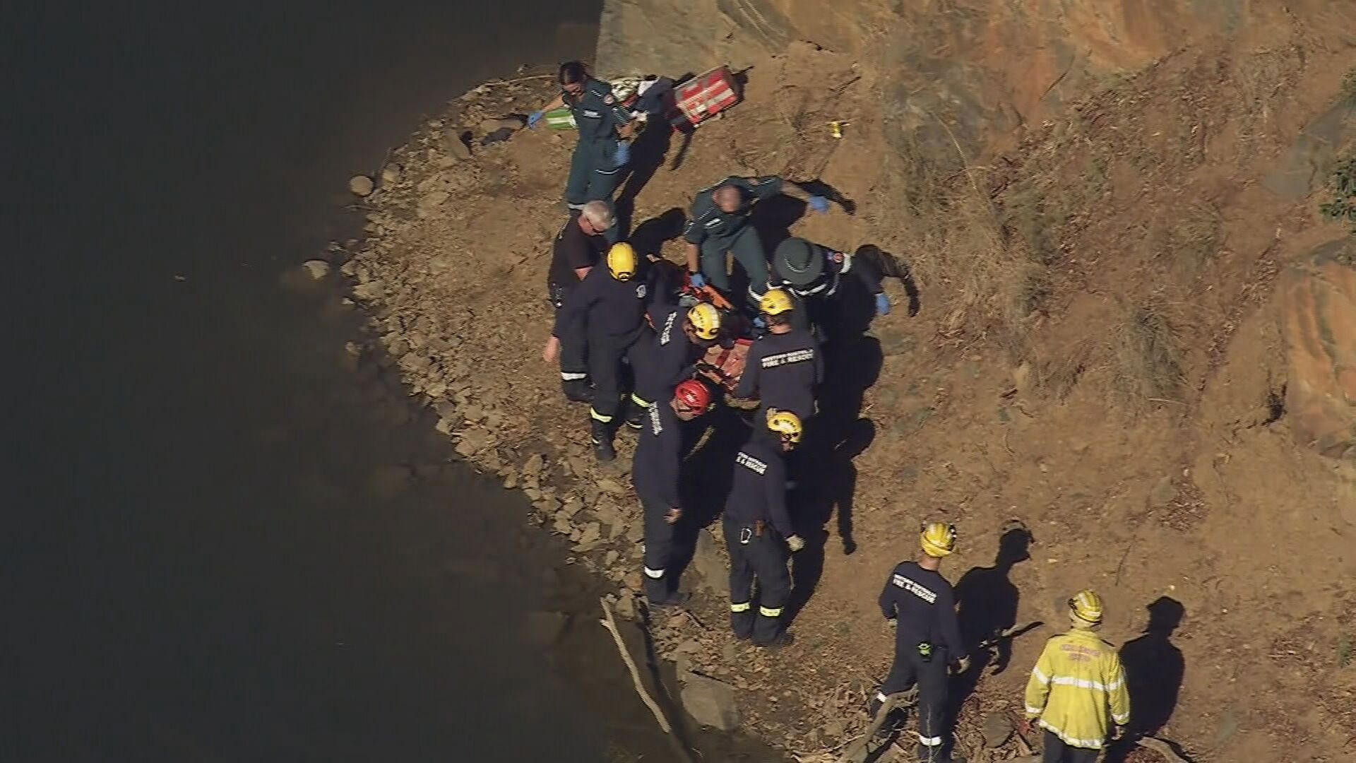 A 16-year-old boy who survived a 10-metre cliff plunge while hiking in Martin, south-east of Perth, has spoken from hospital.
