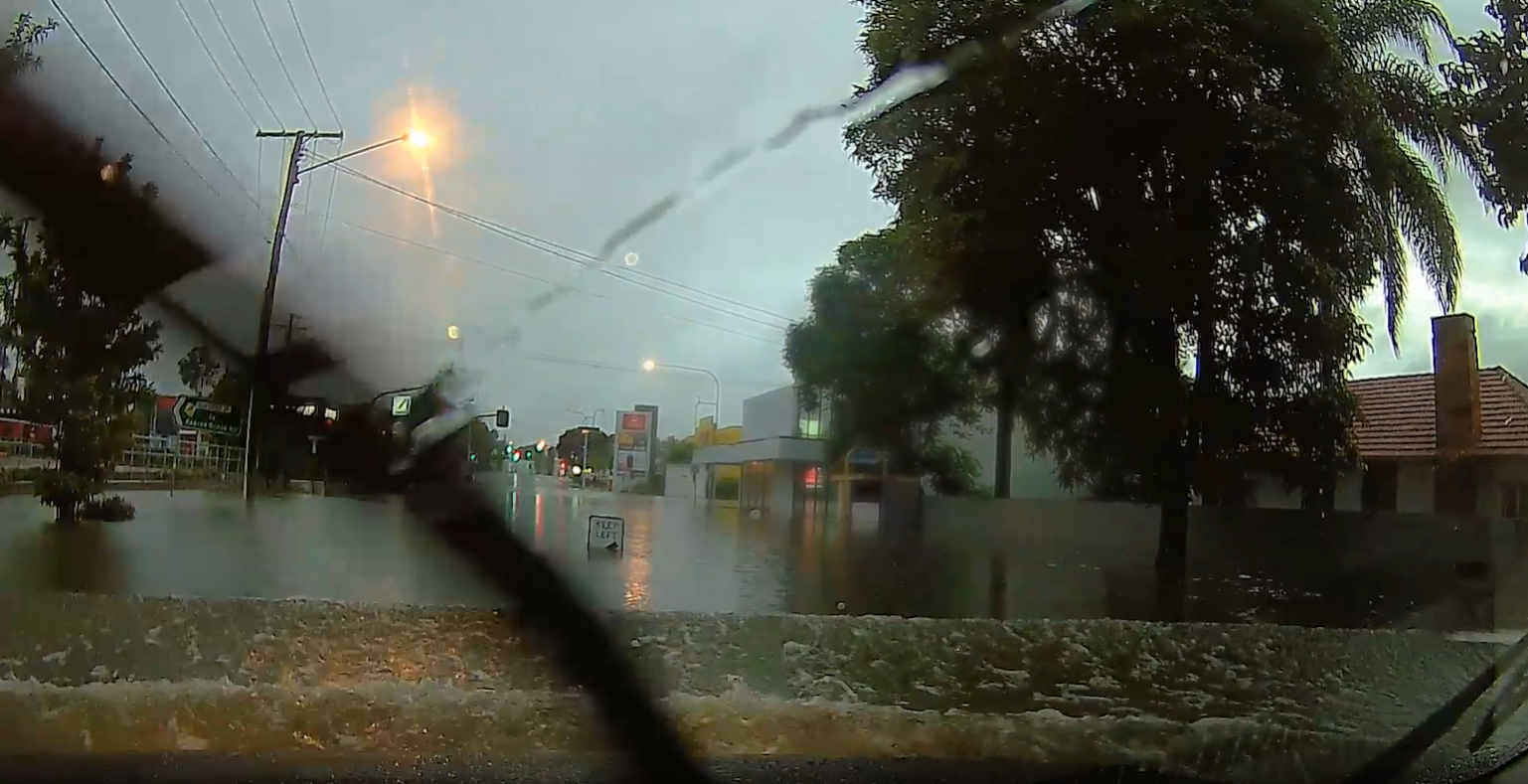 A stern warning has been issued to motorists after a woman was charged for driving through floodwaters caused by ex-tropical cyclone Alfred in south-east Queensland. ﻿