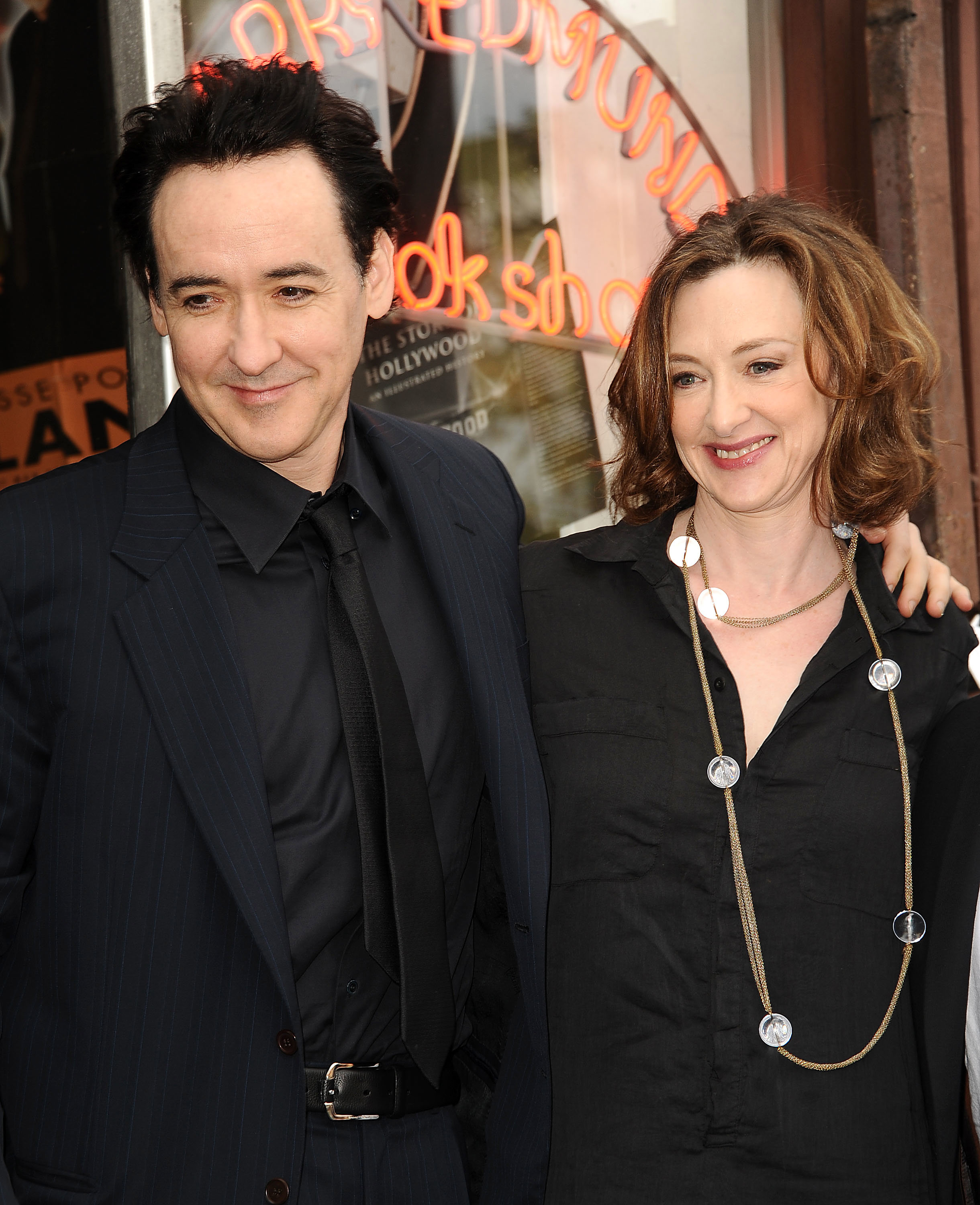 John Cusack with his sister Joan Cusack celebrating John being honored with a star on the Hollywood Walk of Fame on April 24, 2012 in Hollywood, California