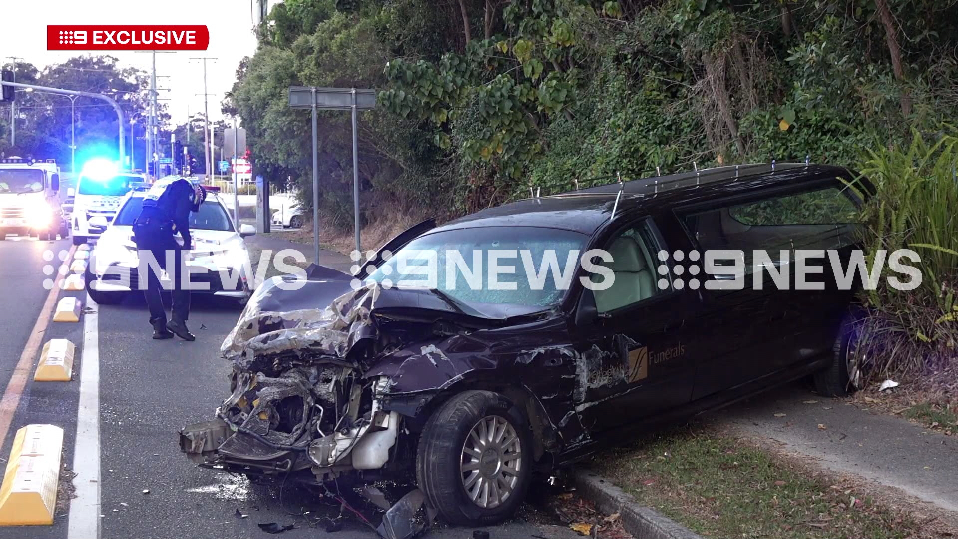 Man accused of stealing and crashing hearse