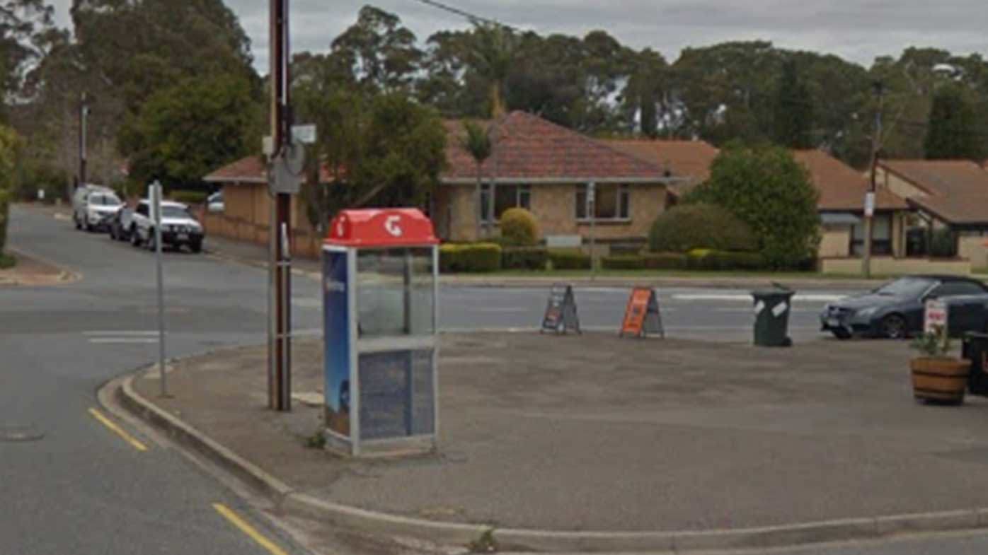 The call was made from this phone box in Tea Tree Gully.