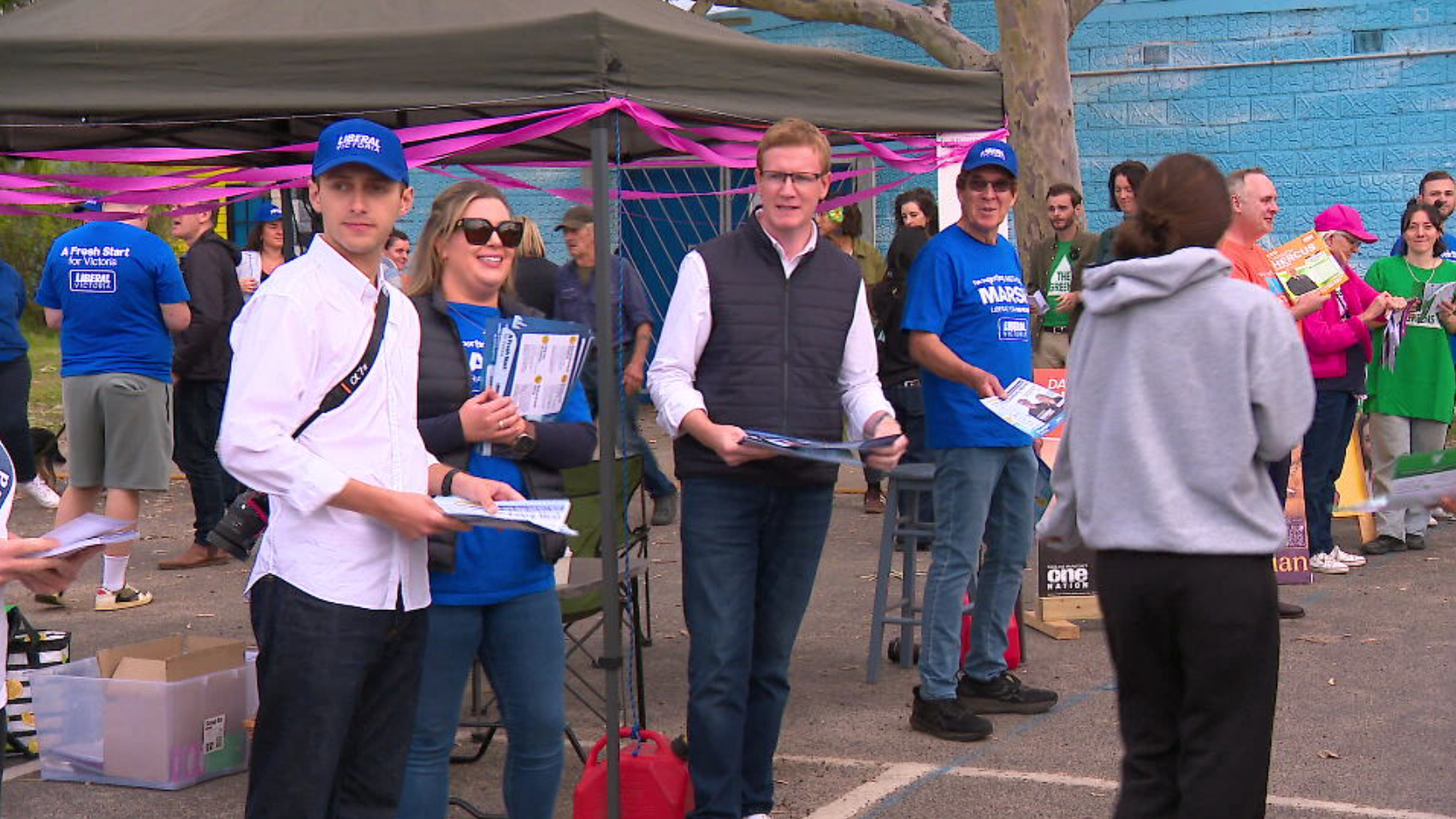 Liberal candidate Anthony Marsh rose to the top of the ballot in Nepean after more than 50,000 locals cast their votes yesterday.