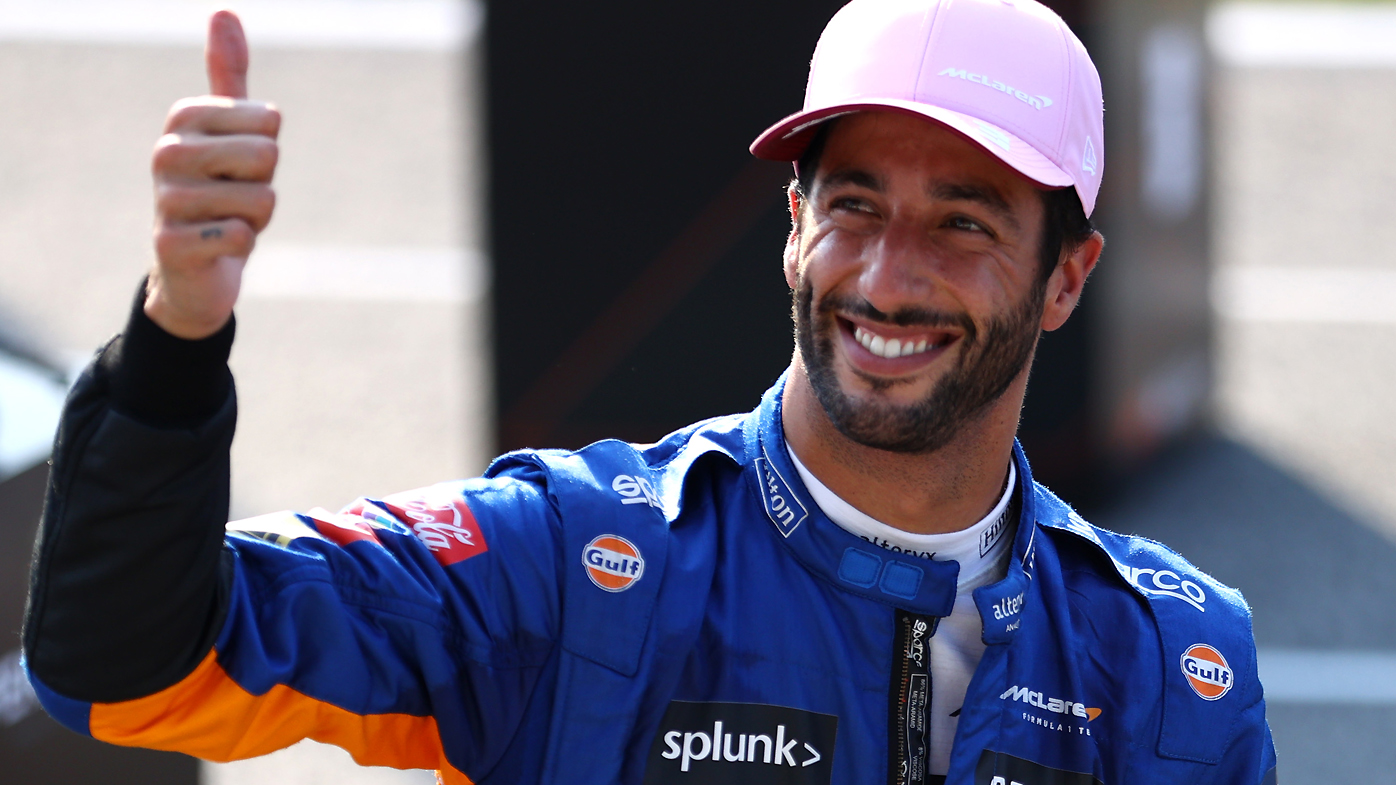 Daniel Ricciardo was all smiles in Italy