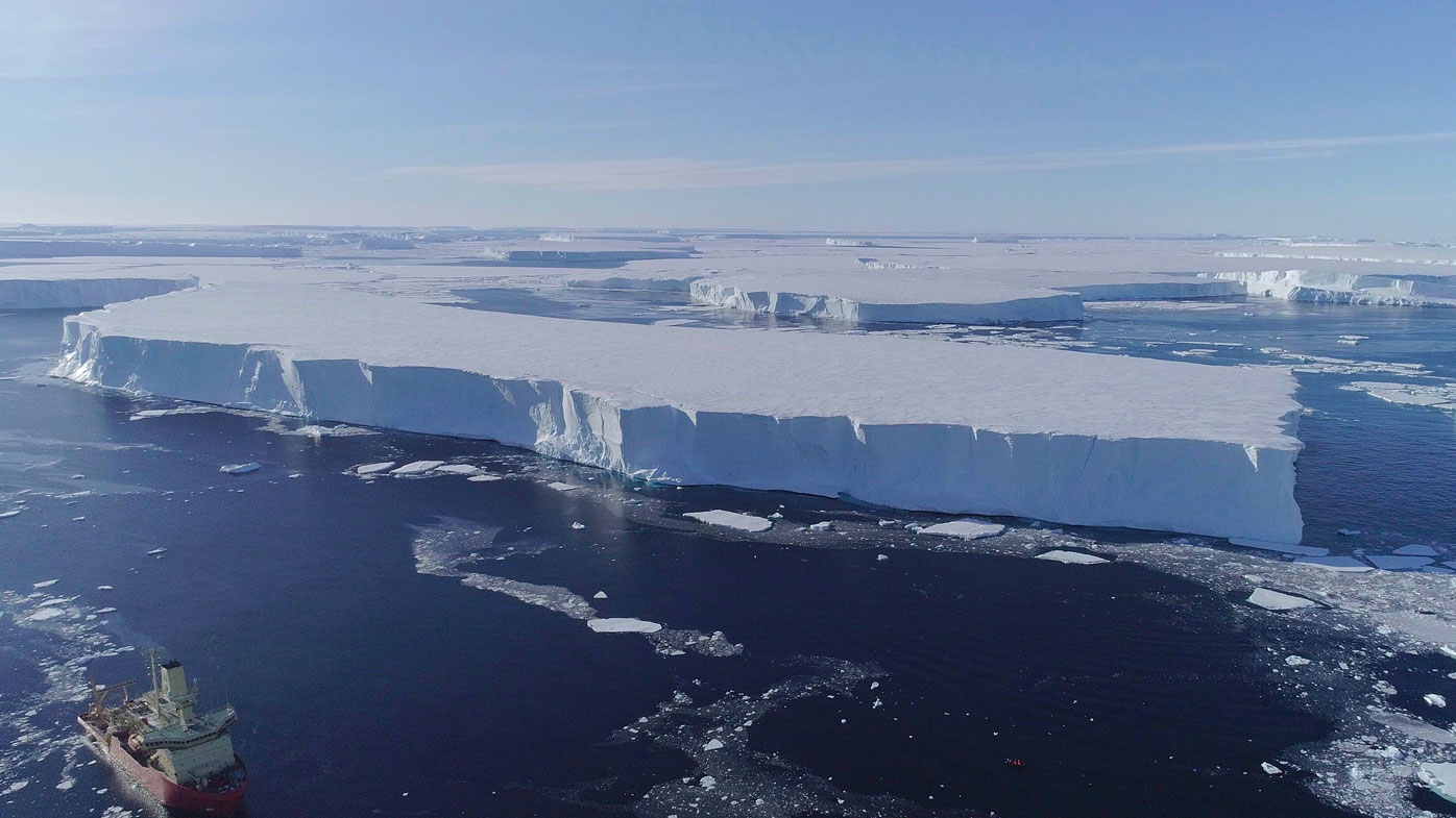 The Thwaites Glacier in Antarctica