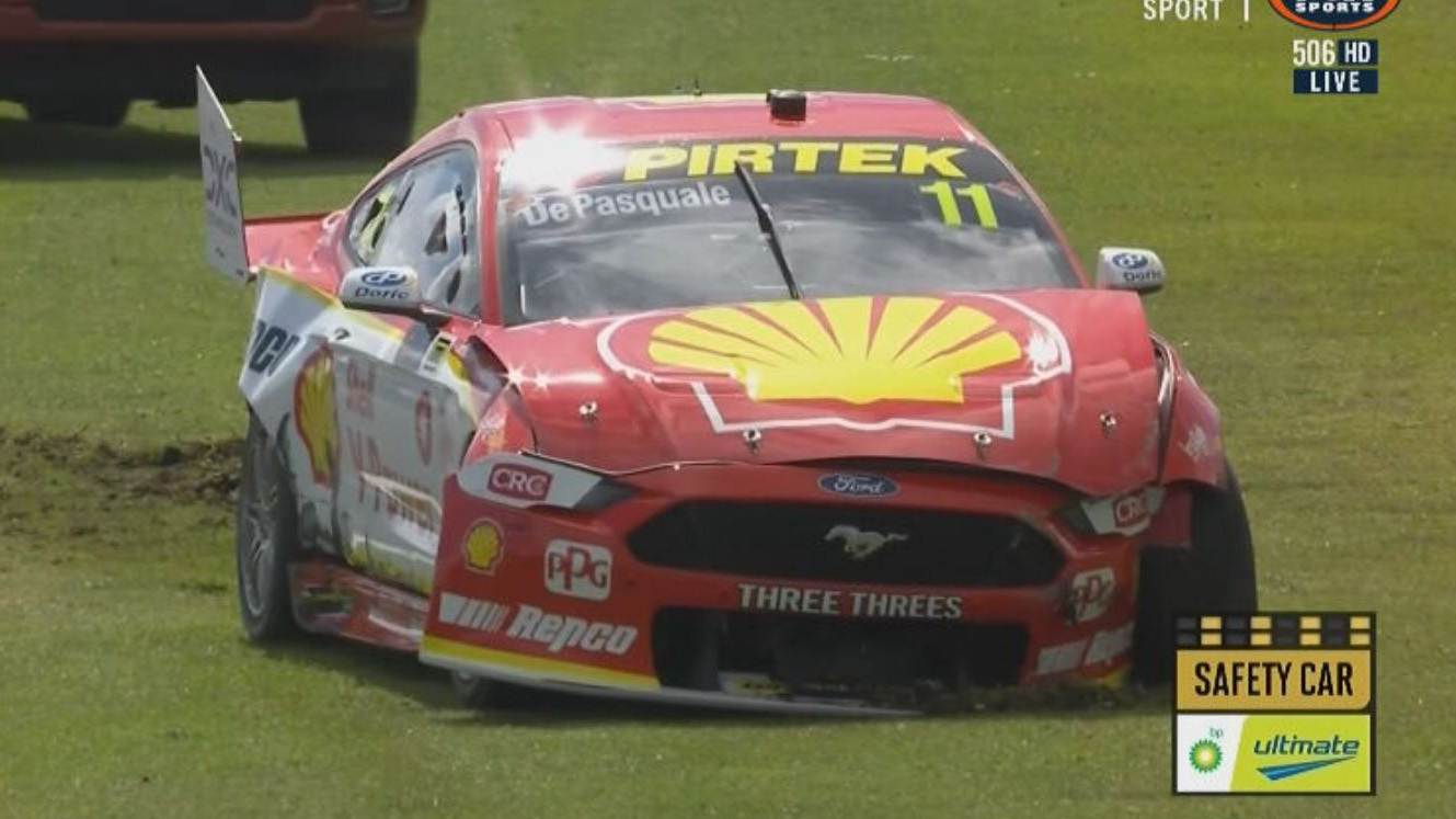 Supercars Will Brown Pukekohe crash Massive 56G crash leaves Supercar