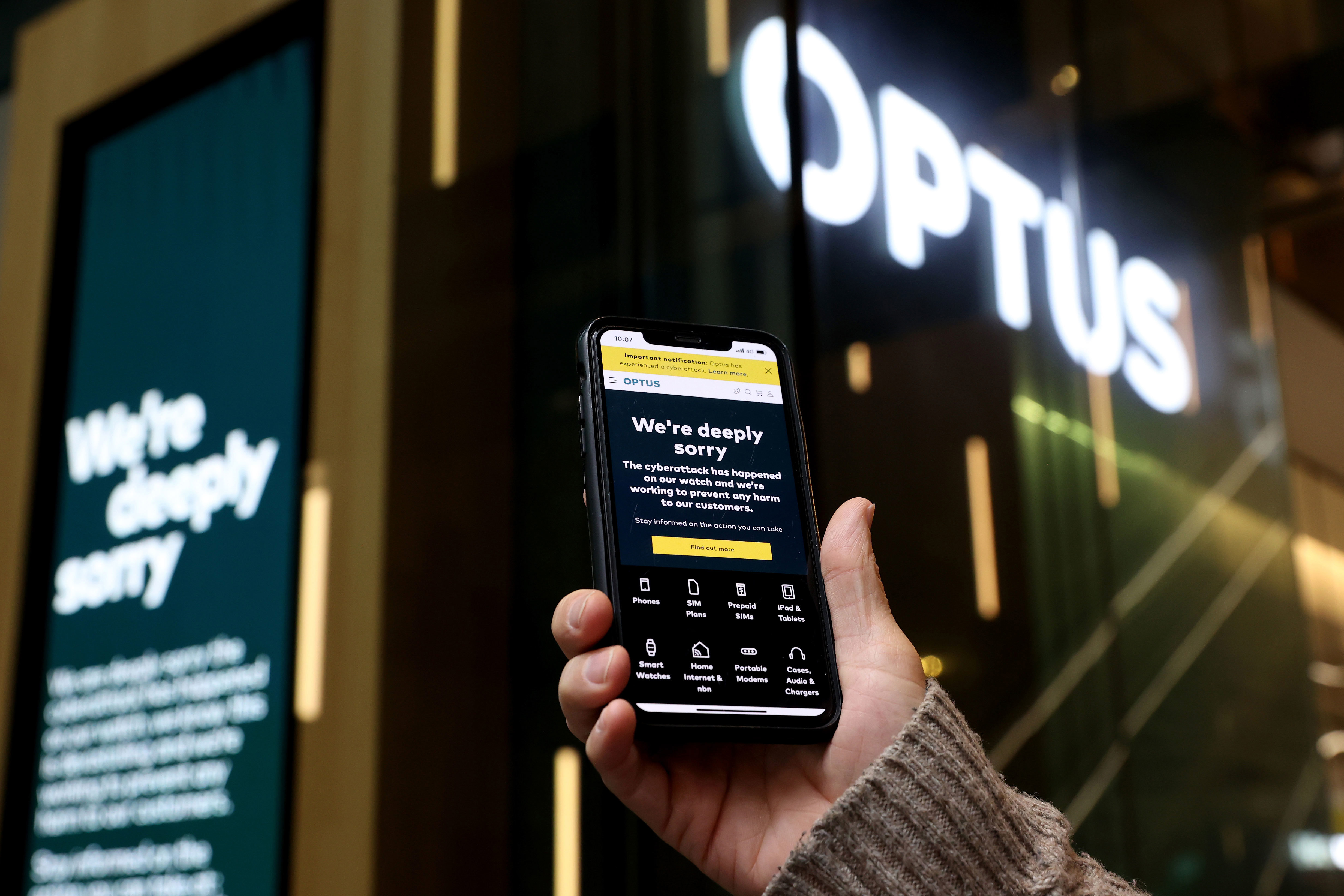 Optus suffered a major data breach in 2022.