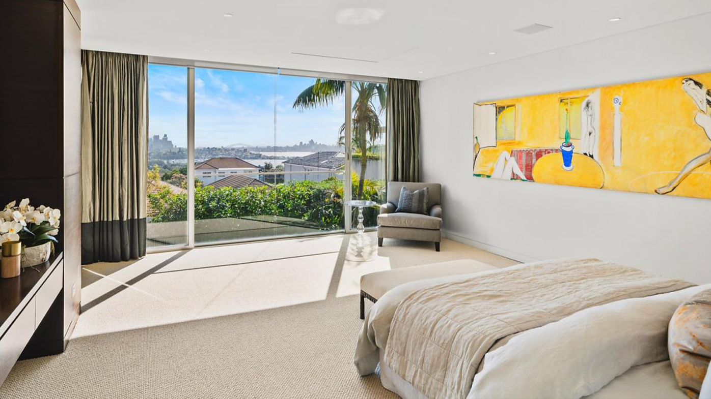 Caddick's Dover Heights home has five bedrooms.