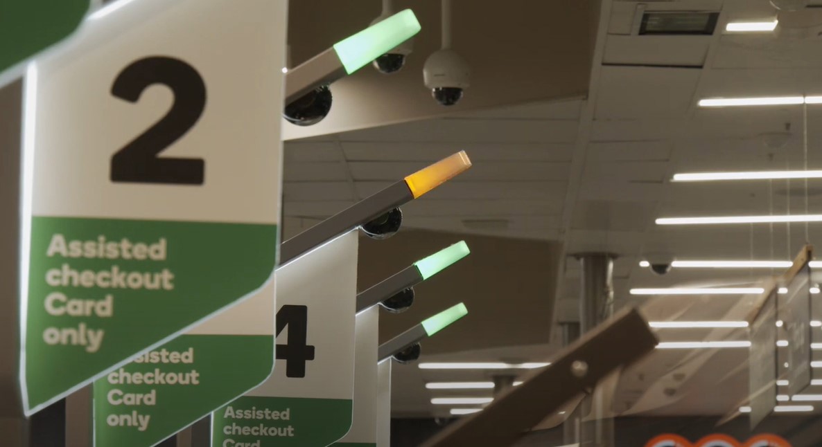 Woolworths expands artificial intelligence self checkouts.