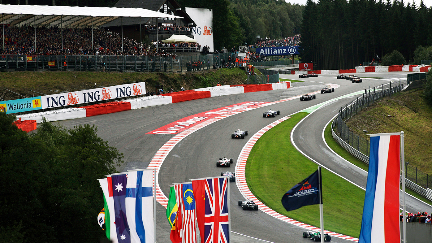 The Eau Rouge-Raidillon section of the track is one of the most iconic images on the F1 calendar.